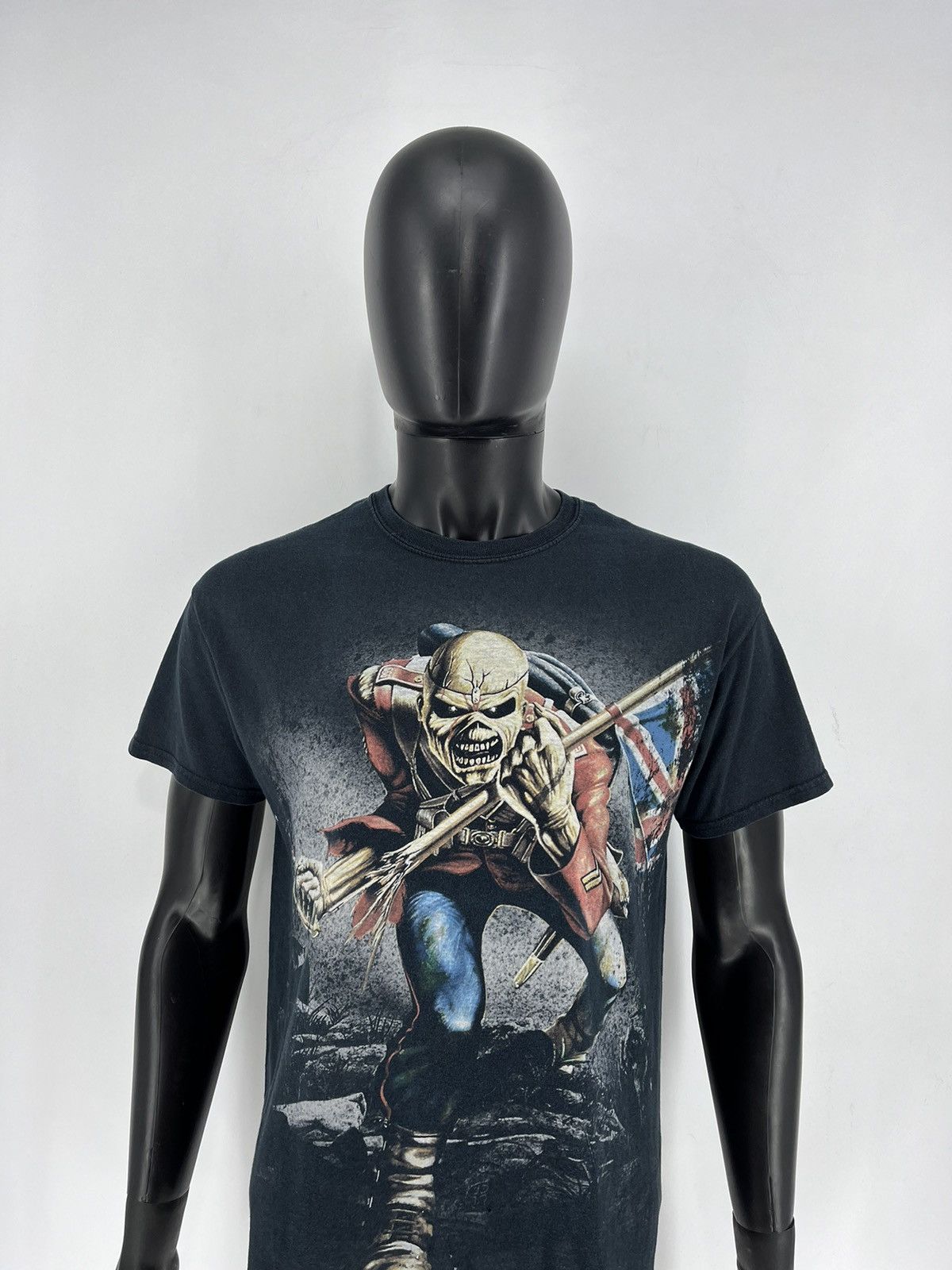 Band Tees Faded Iron Maiden The Trooper Heavy Metal Band Tee Size M Size US M / EU 48-50 / 2 - 1 Thumbnail