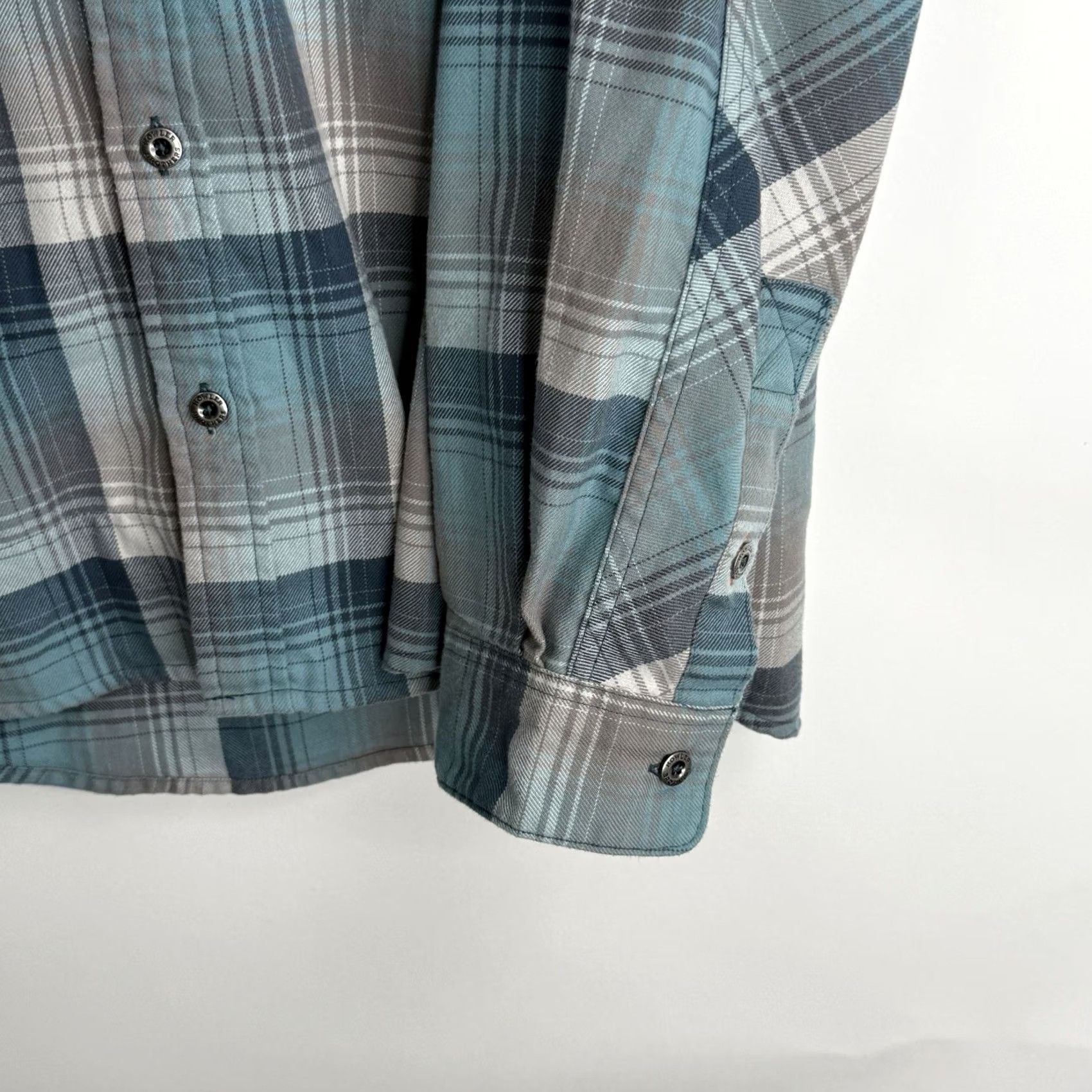 Howler Brothers Howler Brothers Harker Flannel Shirt Mens L Blue Plaid Button-Up Size US L / EU 52-54 / 3 - 6 Thumbnail