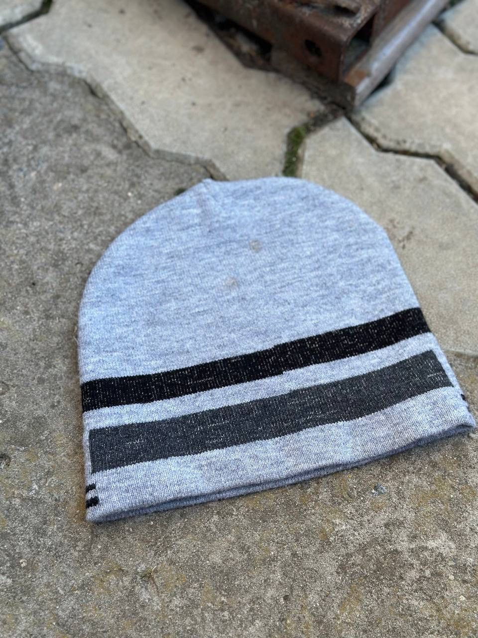 Playboy Vintage Playboy Beanie Grey Knit Hat Y2K Streetwear Cyber Size ONE SIZE - 2 Thumbnail
