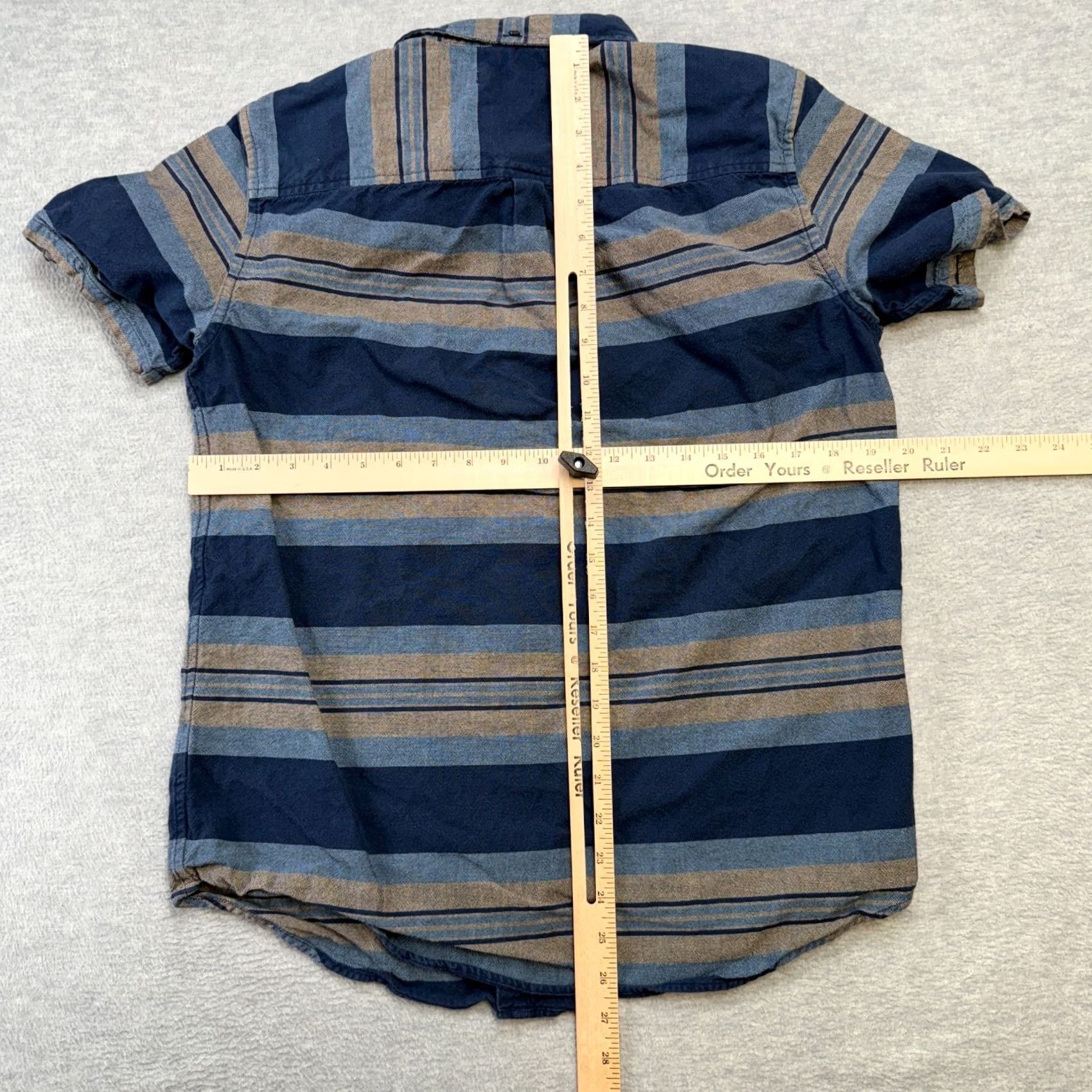 Outerknown Outerknown Shirt Men's Blue Striped Button-Down XS? (Note: Original size is M) Size US M / EU 48-50 / 2 - 6 Thumbnail