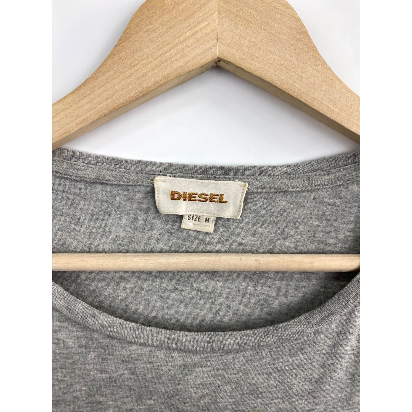 Diesel VINTAGE Diesel Punk Rock T-Shirt Mens M Gray / Grey Rare Retro Y2K Hype Size US M / EU 48-50 / 2 - 5 Thumbnail