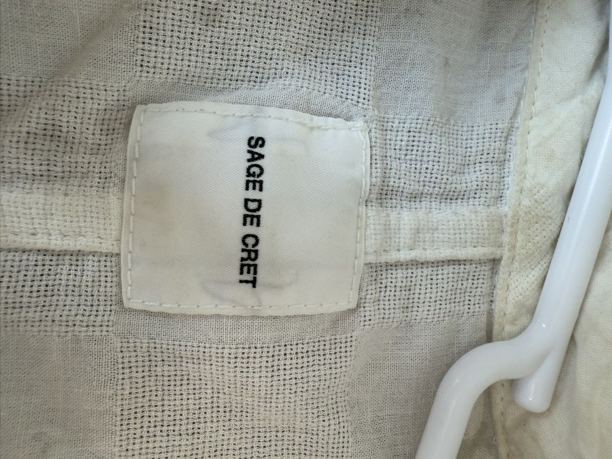 Japanese Brand × Sage De Cret Sage De Cret multi pocket short sleeve linen button shirt Size US XL / EU 56 / 4 - 6 Thumbnail