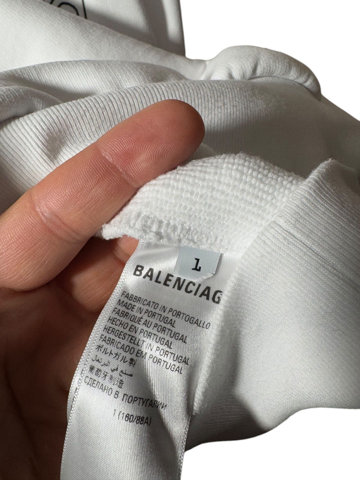 Balenciaga Balenciaga x Adidas Hoodie - White, Size 1, Brand New Size US S / EU 44-46 / 1 - 5 Thumbnail