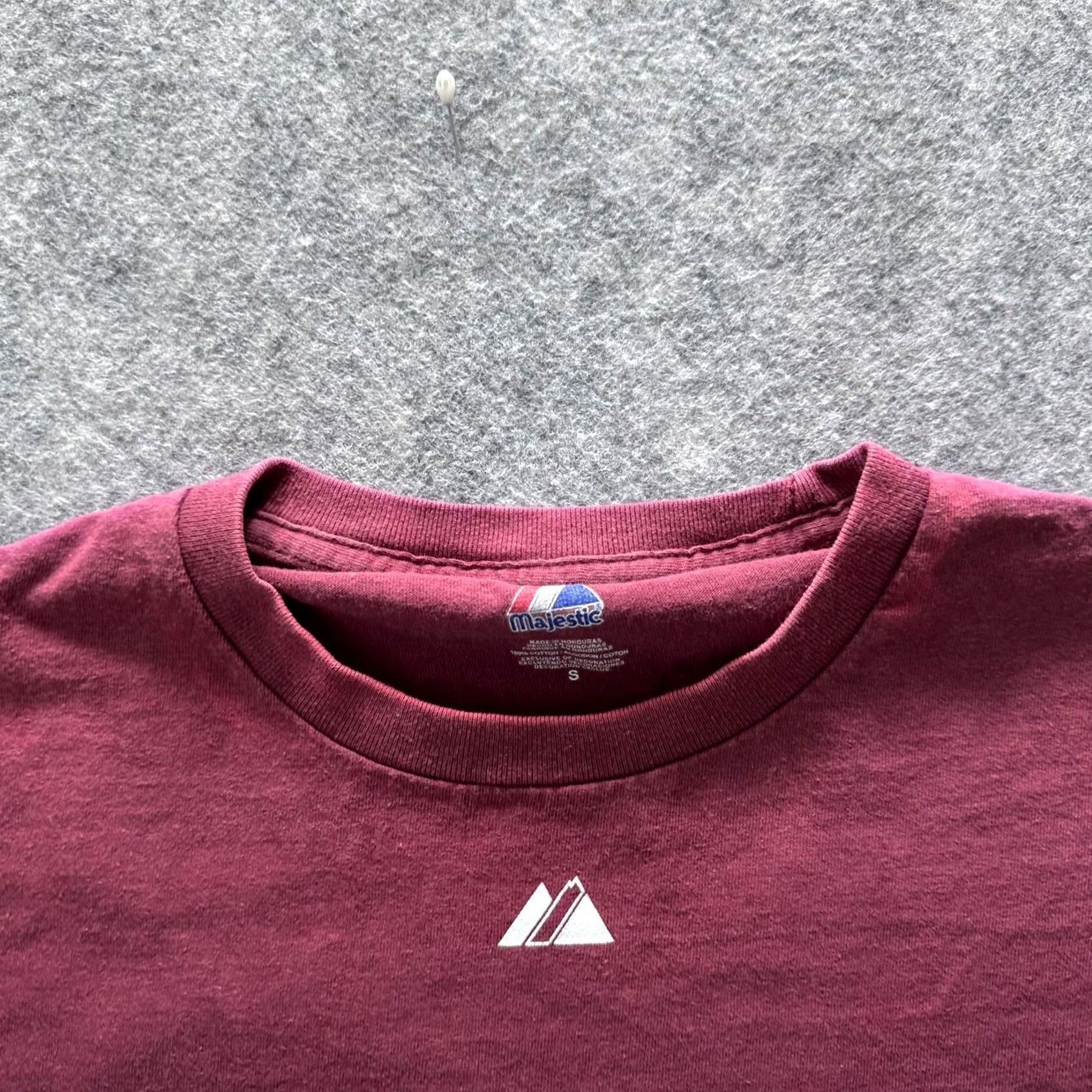 Vintage Majestic Shirt Mens S Red Phillies Graphic Tee Crewneck Tagless Cotton Jersey Size US S / EU 44-46 / 1 - 3 Thumbnail