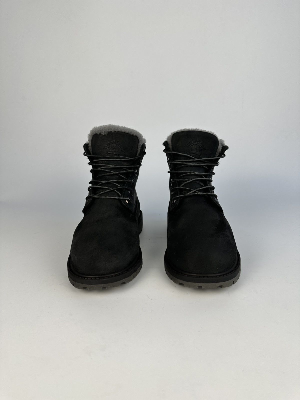 Timberland Timberland 6" Premium Black Nubuck Fur Lined Boots US 4 Size US 4 / IT 34 - 4 Thumbnail