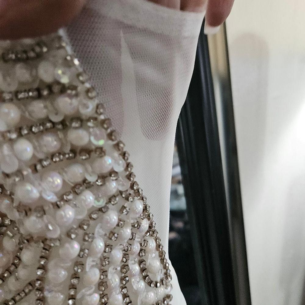 Designer Speechless gown with pearl and rhinestones bodice Size M / US 6-8 / IT 42-44 - 12 Thumbnail