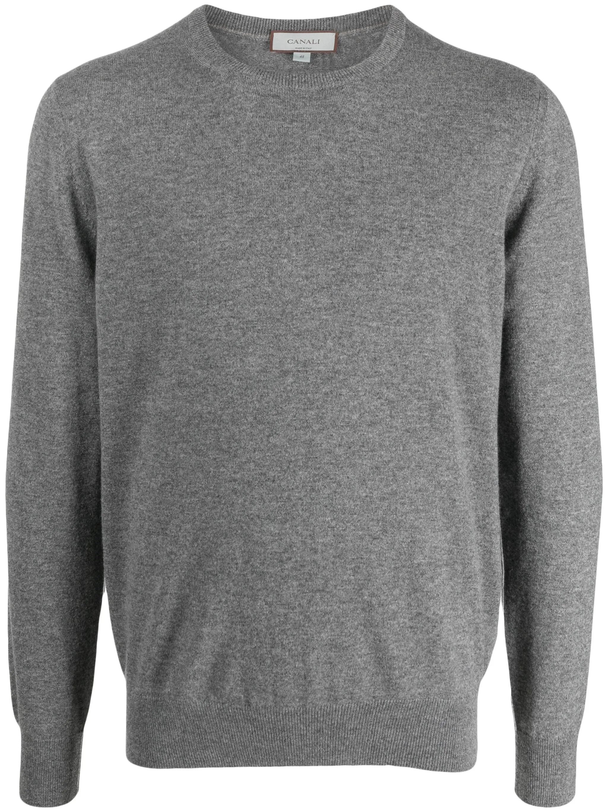 o1y0325 Cashmere Blend Sweater in Grey