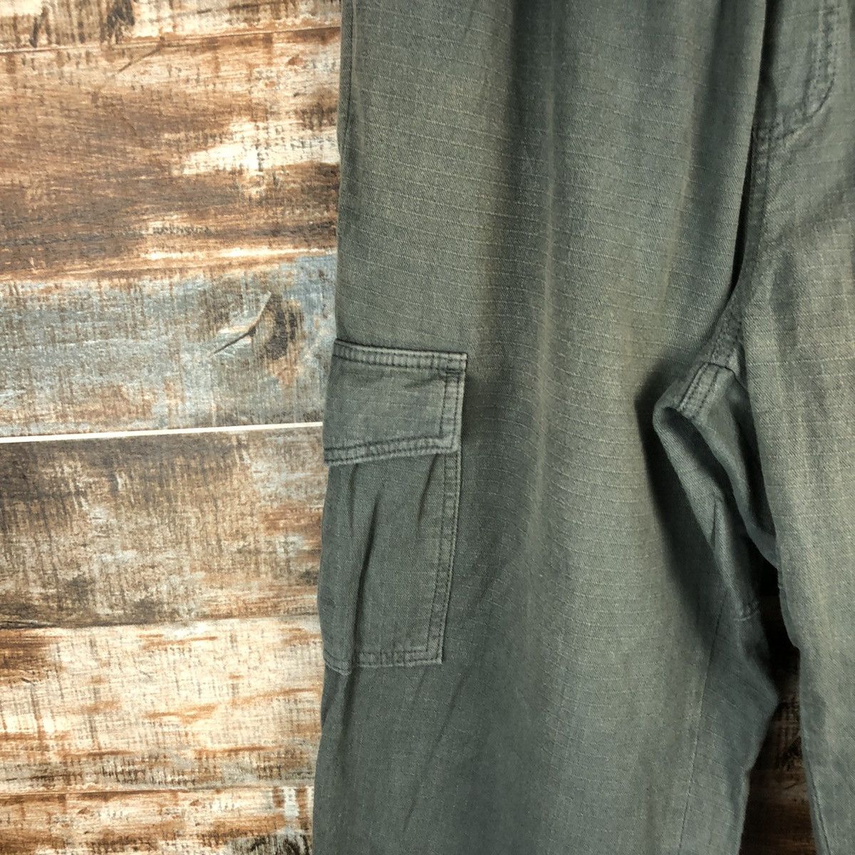 Japanese Brand Polar Green Cargo Multipocket Pants #A1419 Size US 28 / EU 44 - 7 Thumbnail