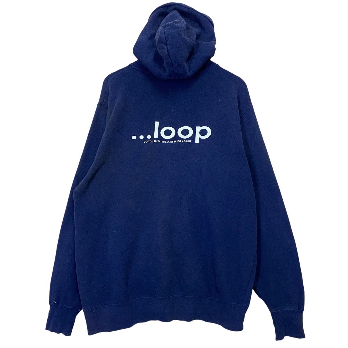 Vintage LOOP SKATE BRAND BIG LOGO ZIPPER HOODIE Size US L / EU 52-54 / 3 - 1 Thumbnail