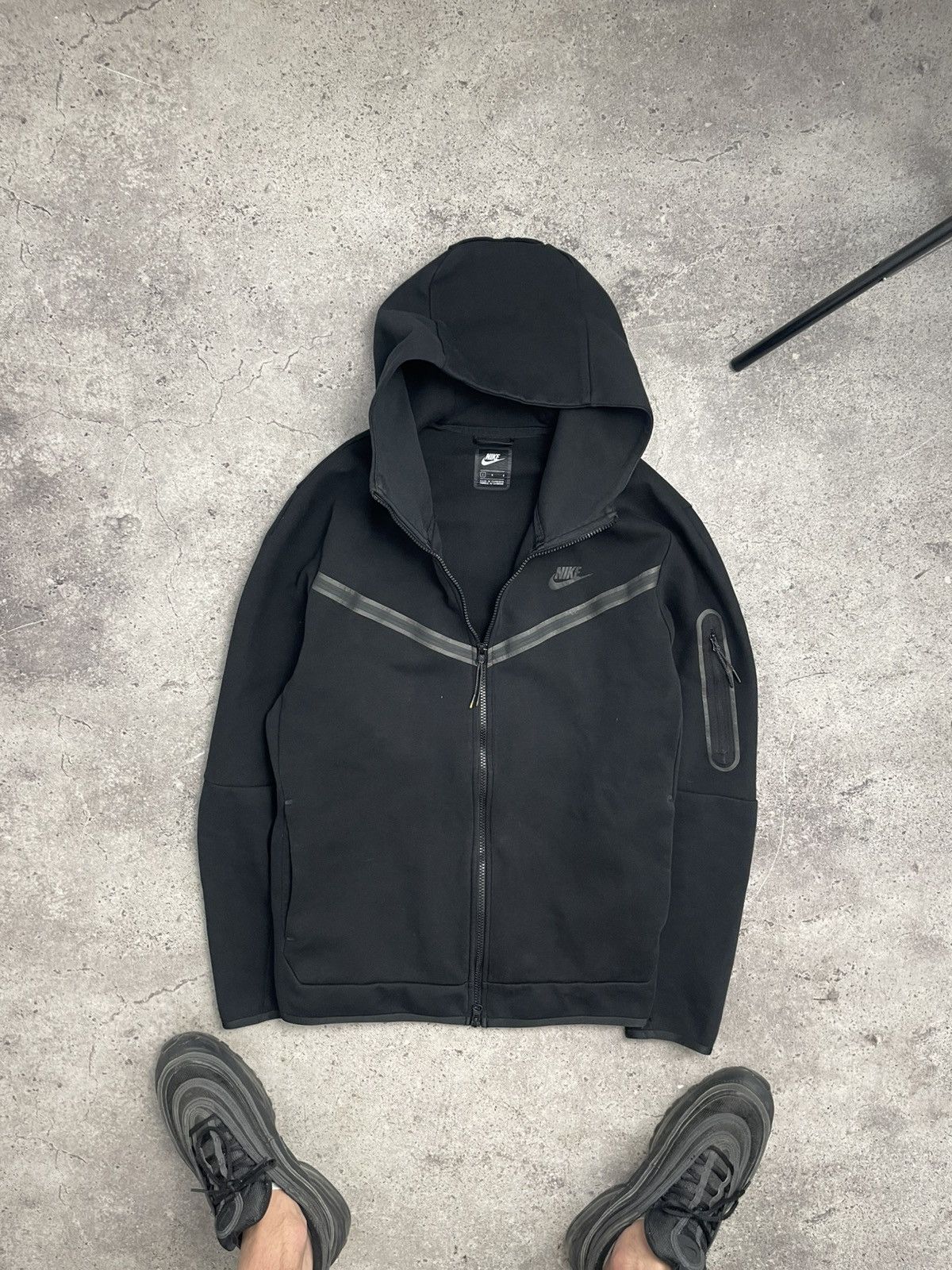 Nike Nike Tech Fleece Zip-Up Hoodie Modern Drill Style Size L Size US L / EU 52-54 / 3 - 1 Thumbnail