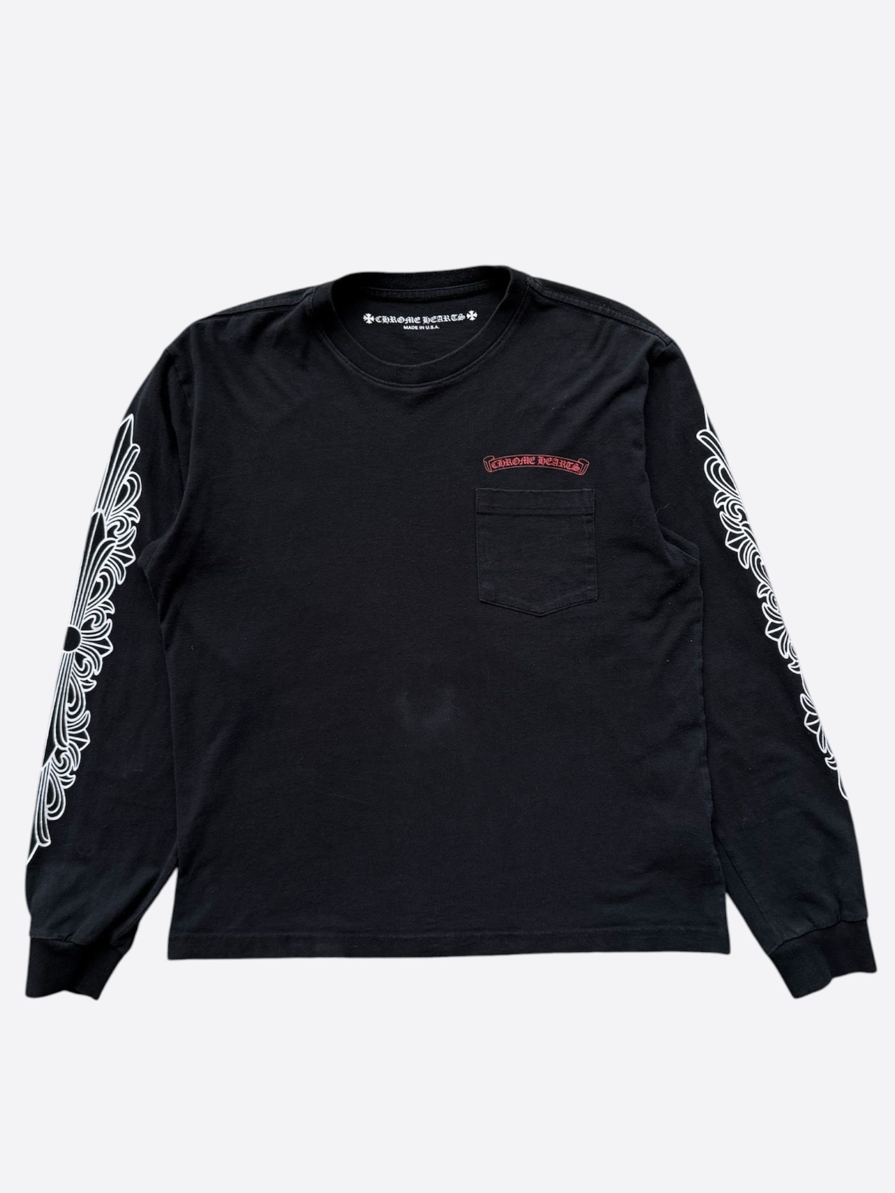 Chrome Hearts 🔥🔥Vtg CHROME HEARTS T Shirt 90s Longsleeve Belton