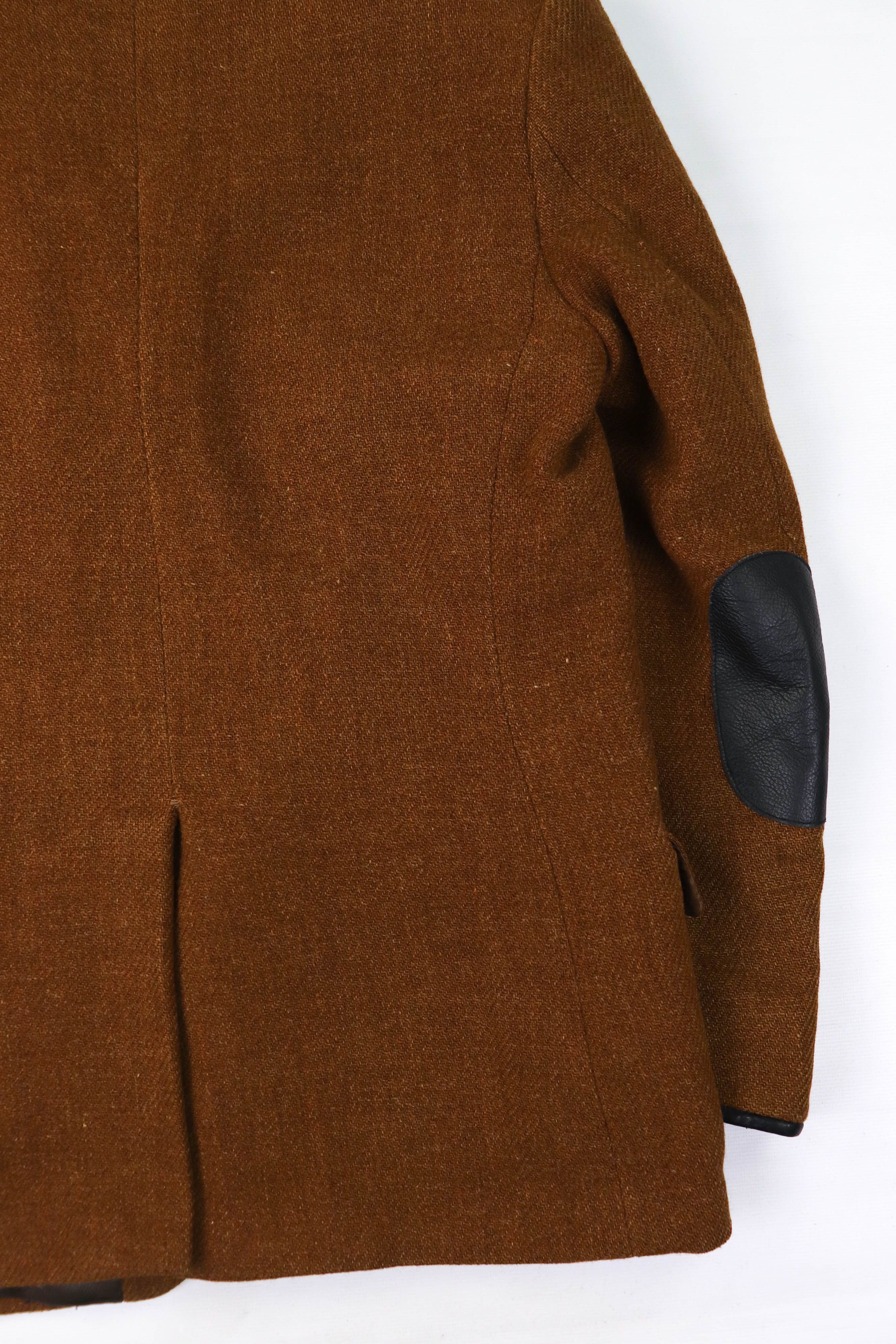 Hackett HACKETT England Made Leather Patches Distressed Tweed Blazer Size US M / EU 48-50 / 2 - 12 Thumbnail