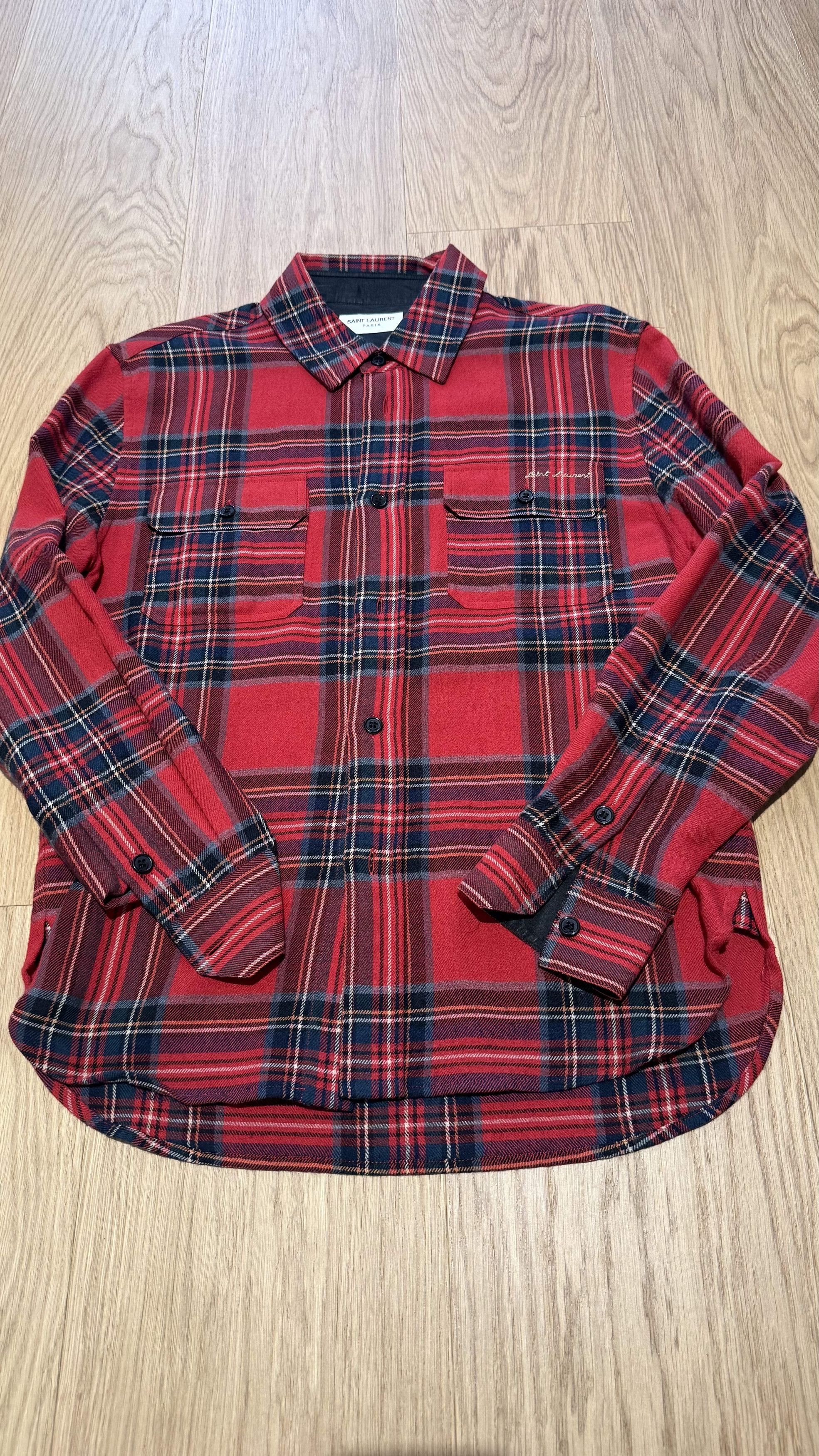 Saint Laurent Flannel Shirt