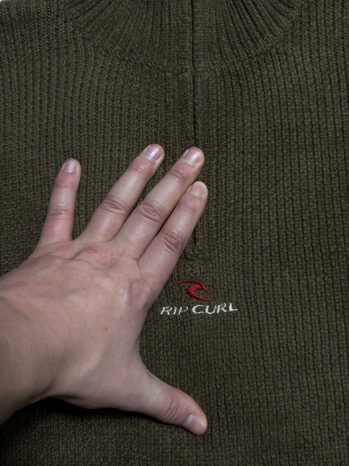Japanese Brand × Rip Curl × Vintage Vintage 90's Japanese Rip Curl Knitwear Sweater Size US XL / EU 56 / 4 - 4 Thumbnail