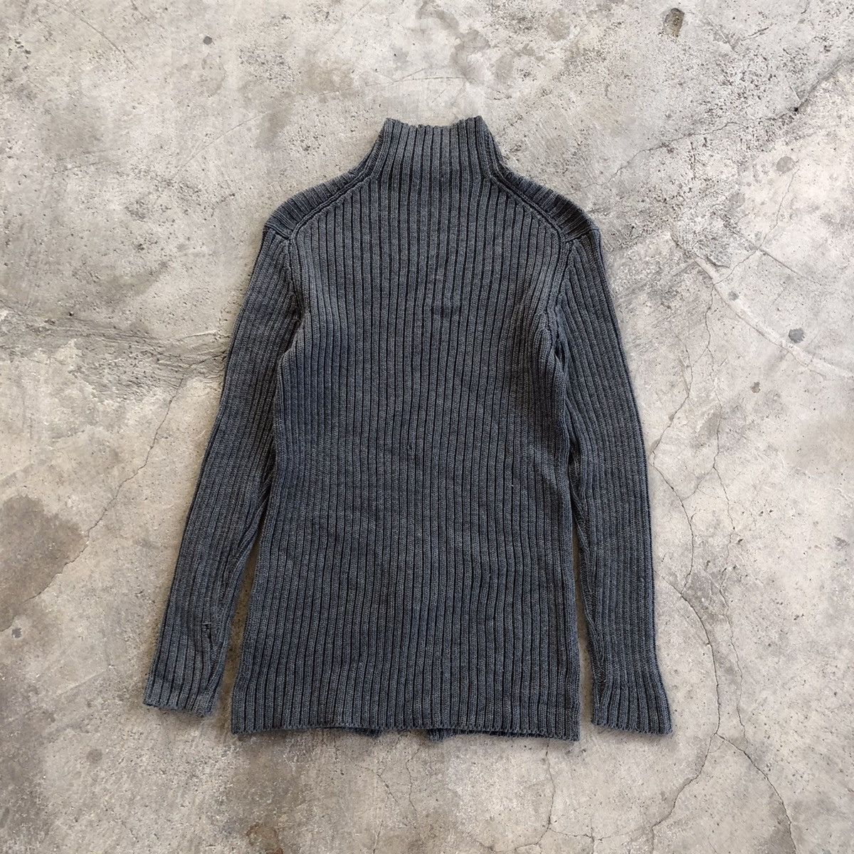 Y's × Yohji Yamamoto Y’S Yohji Yamamoto Stretchable Zipper Wool Sweater Size S / US 4 / IT 40 - 2 Thumbnail