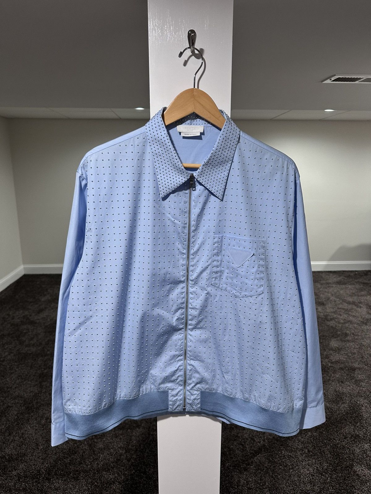 Prada SS12 Studded Western Shirt | Grailed