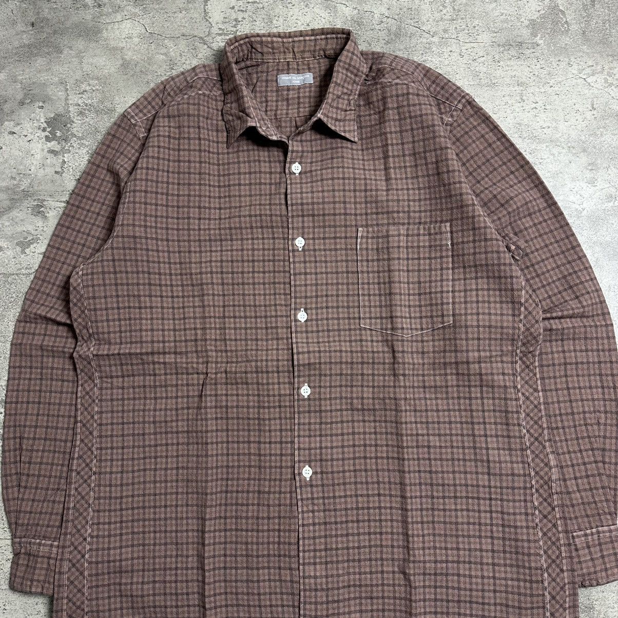 Comme des Garcons Homme HB-070460 Vintage Comme Des Garcons Homme flanel Size US L / EU 52-54 / 3 - 3 Thumbnail