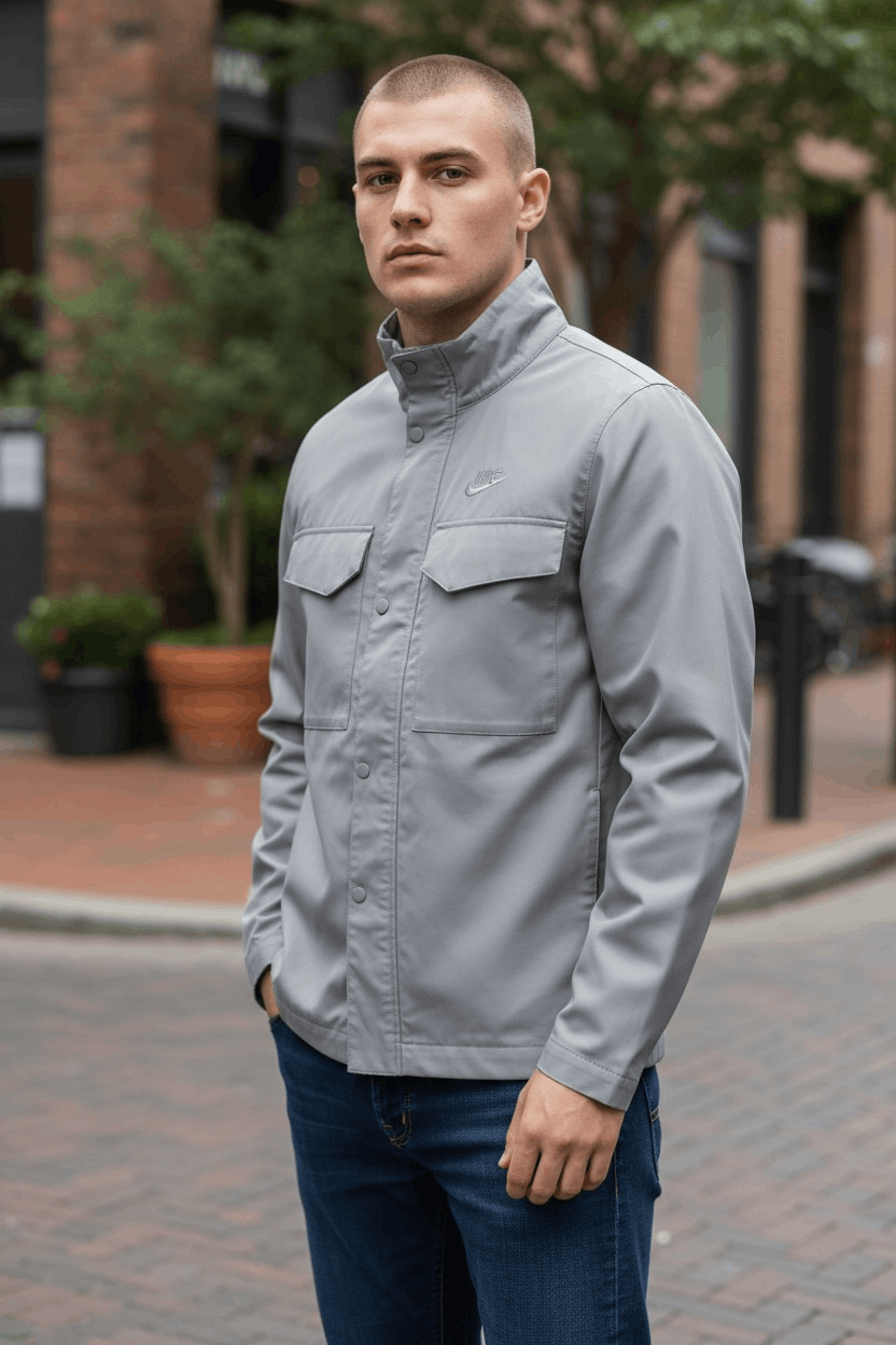 Nike NWT Nike M65 Woven Jacket Men's Utility Military Snap Front Size US S / EU 44-46 / 1 - 3 Thumbnail
