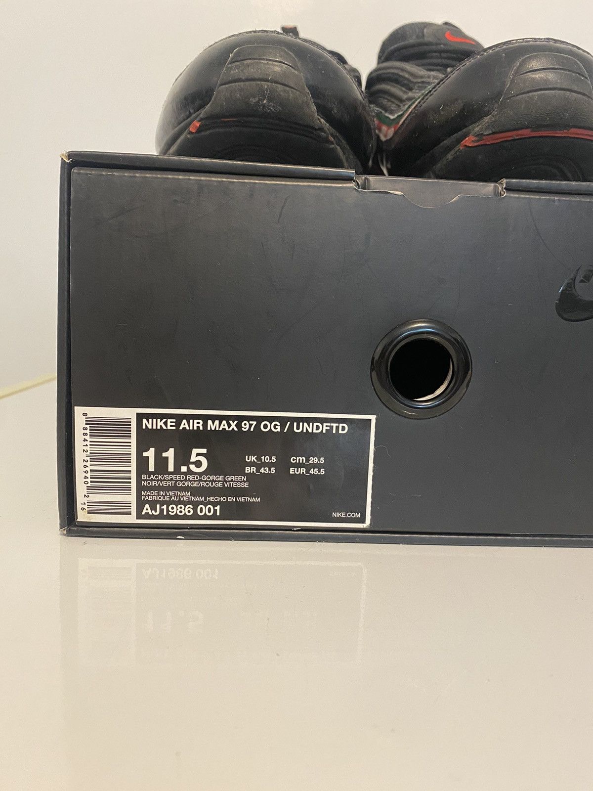 Nike × Undefeated Nike air max 97 OG / Undefeated Size US 11.5 / EU 44-45 - 2 Thumbnail