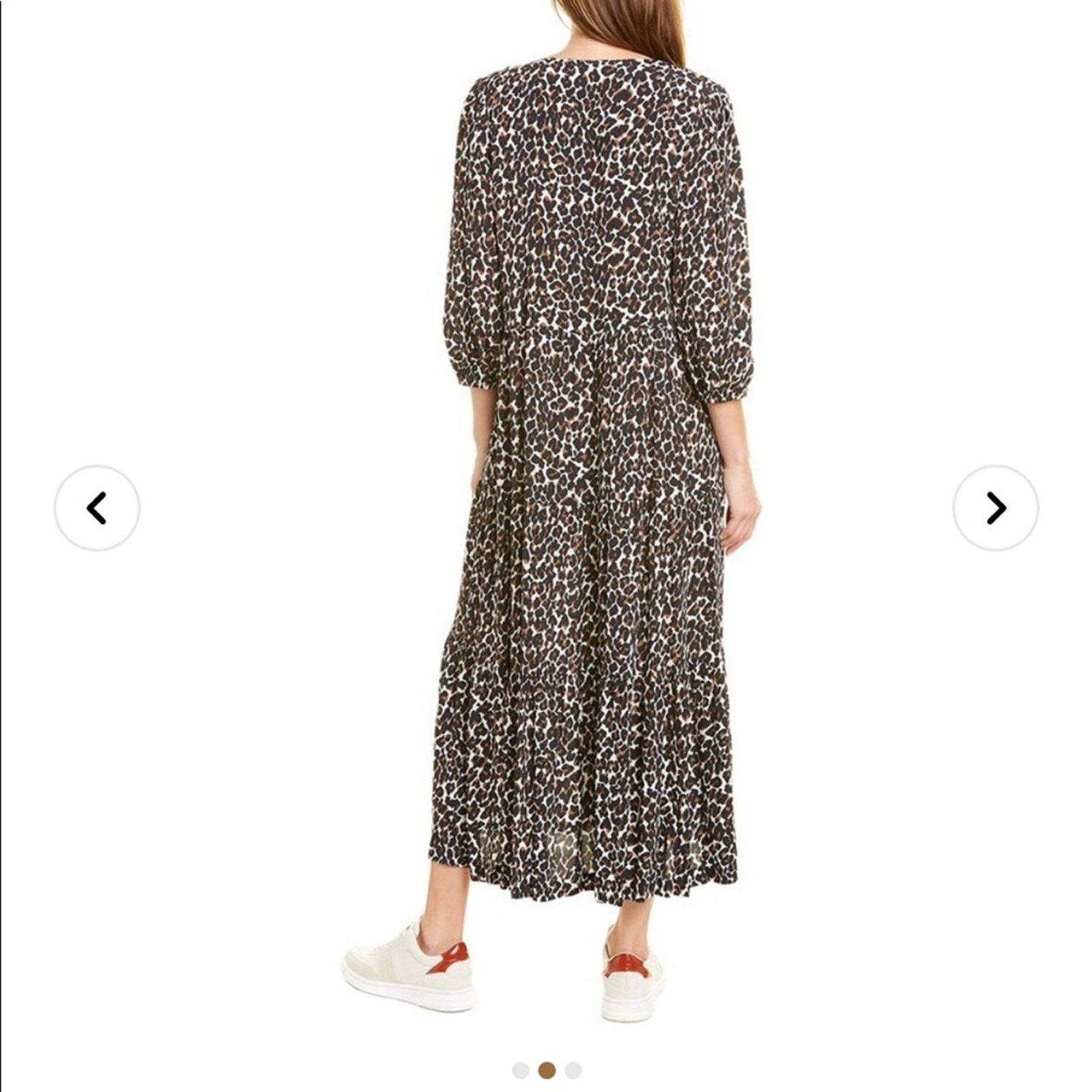 Rebecca Minkoff Rebecca Minkoff chelsea leopard print button front dress M Size M / US 6-8 / IT 42-44 - 2 Thumbnail