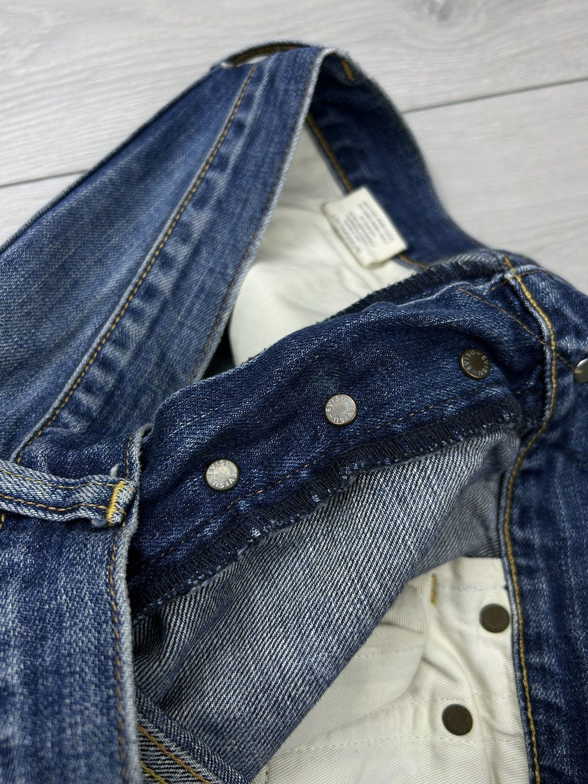Japanese Brand × Vintage Evisu Vintage denim jeans size 34 Size US 34 / EU 50 - 8 Thumbnail