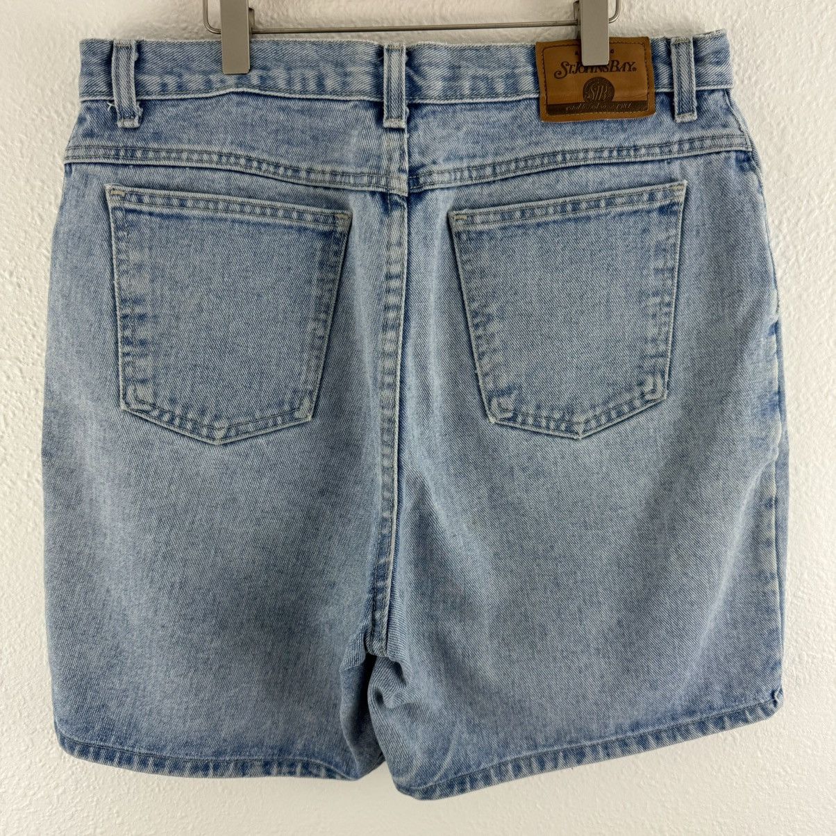 St. Johns Bay ST. JOHNS BAY Vintage 90s Denim Retro High Rise Mom Shorts Size 36" / US 14 / IT 50 - 6 Thumbnail