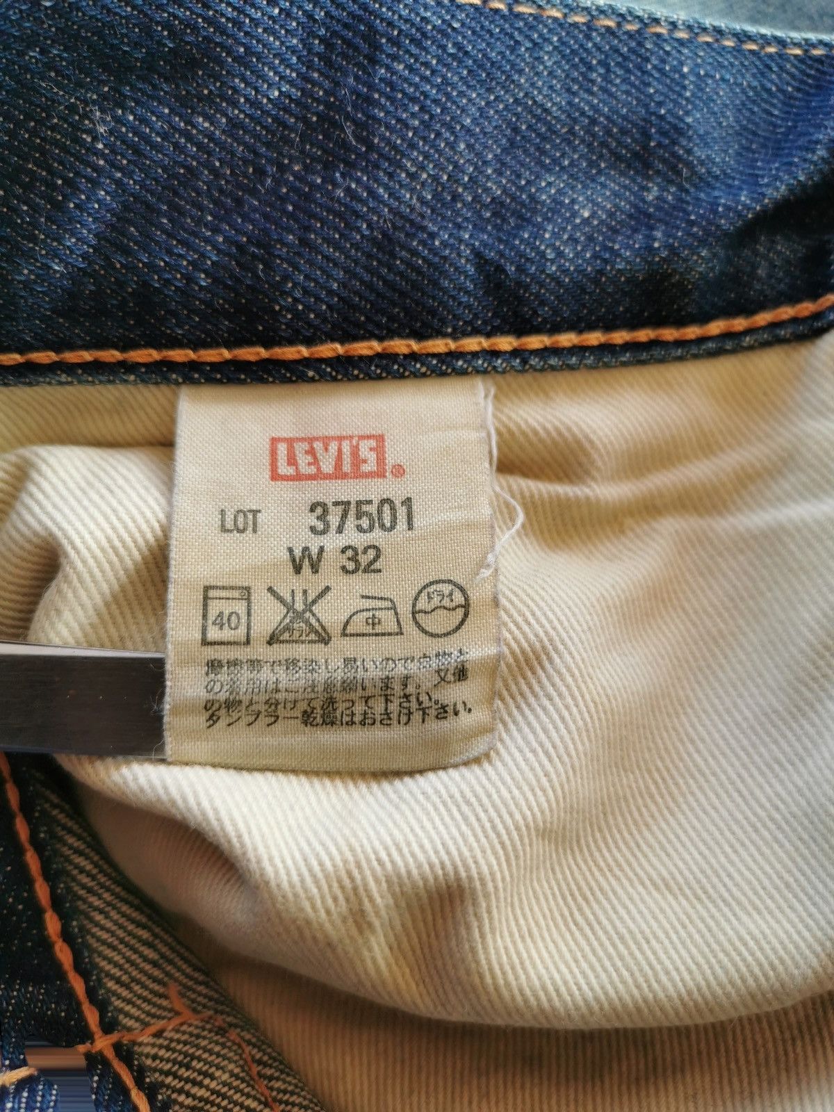 Levi's Levis Vintage Clothing Lot37501 Selvedge Denim Jeans Size US 30 / EU 46 - 14 Thumbnail