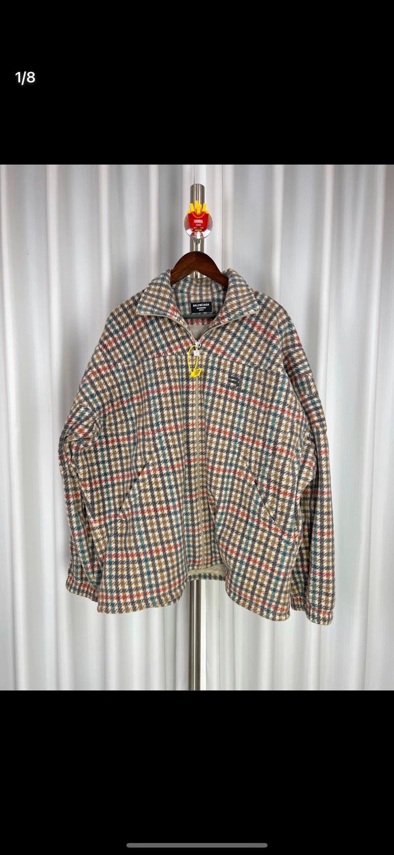 Balenciaga Balenciaga Plaid Logo Jacket - dmc Size US M / EU 48-50 / 2 - 1 Thumbnail