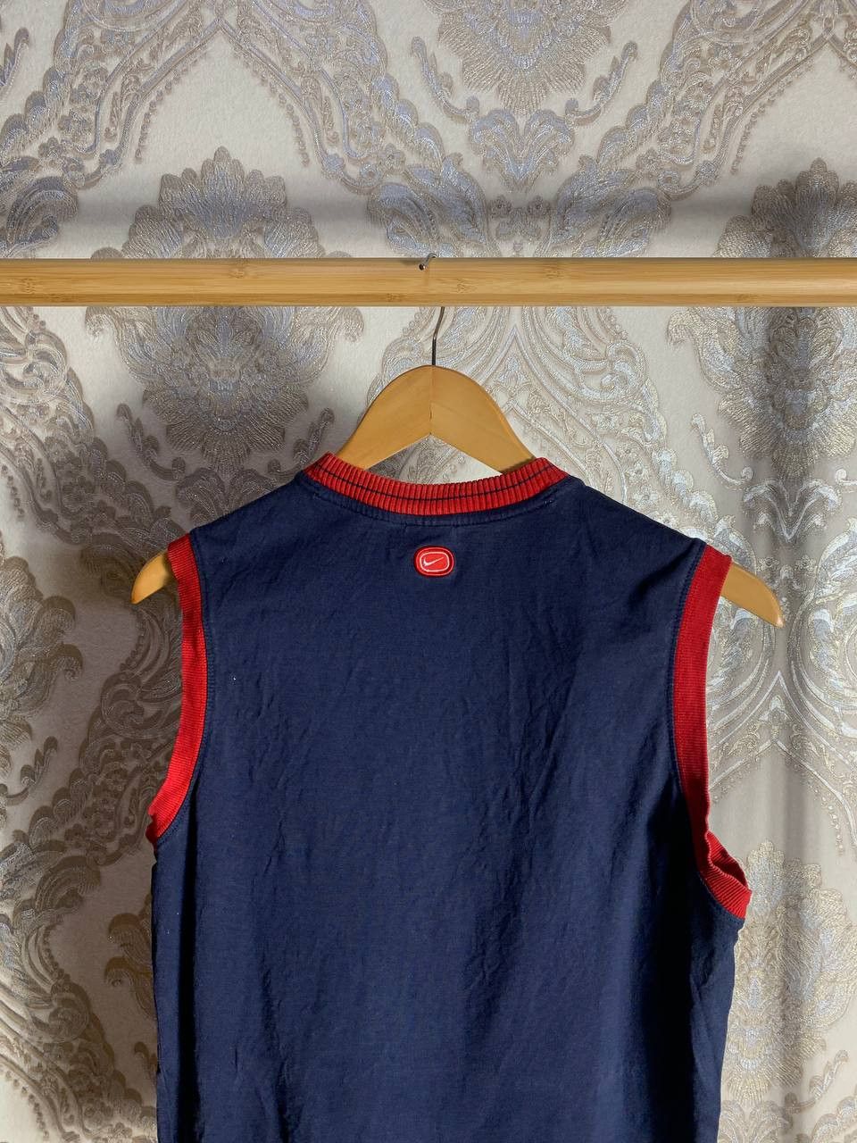 Nike Vintage Nike Big Logo Swoosh Retro T-shirt Drill y2K 90s Size US M / EU 48-50 / 2 - 5 Thumbnail