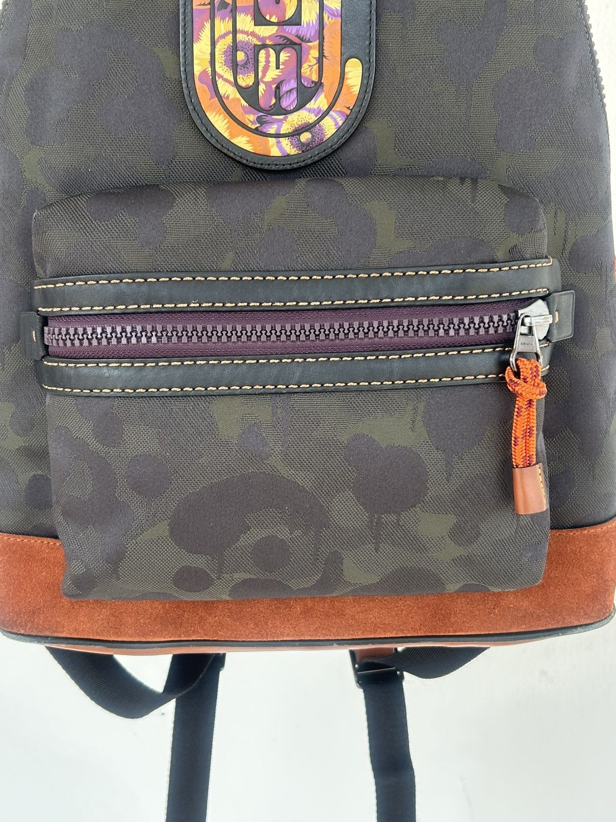 Coach A/W 19 Coach X Kaffe Fassett Leather Bagpack Size ONE SIZE - 6 Thumbnail