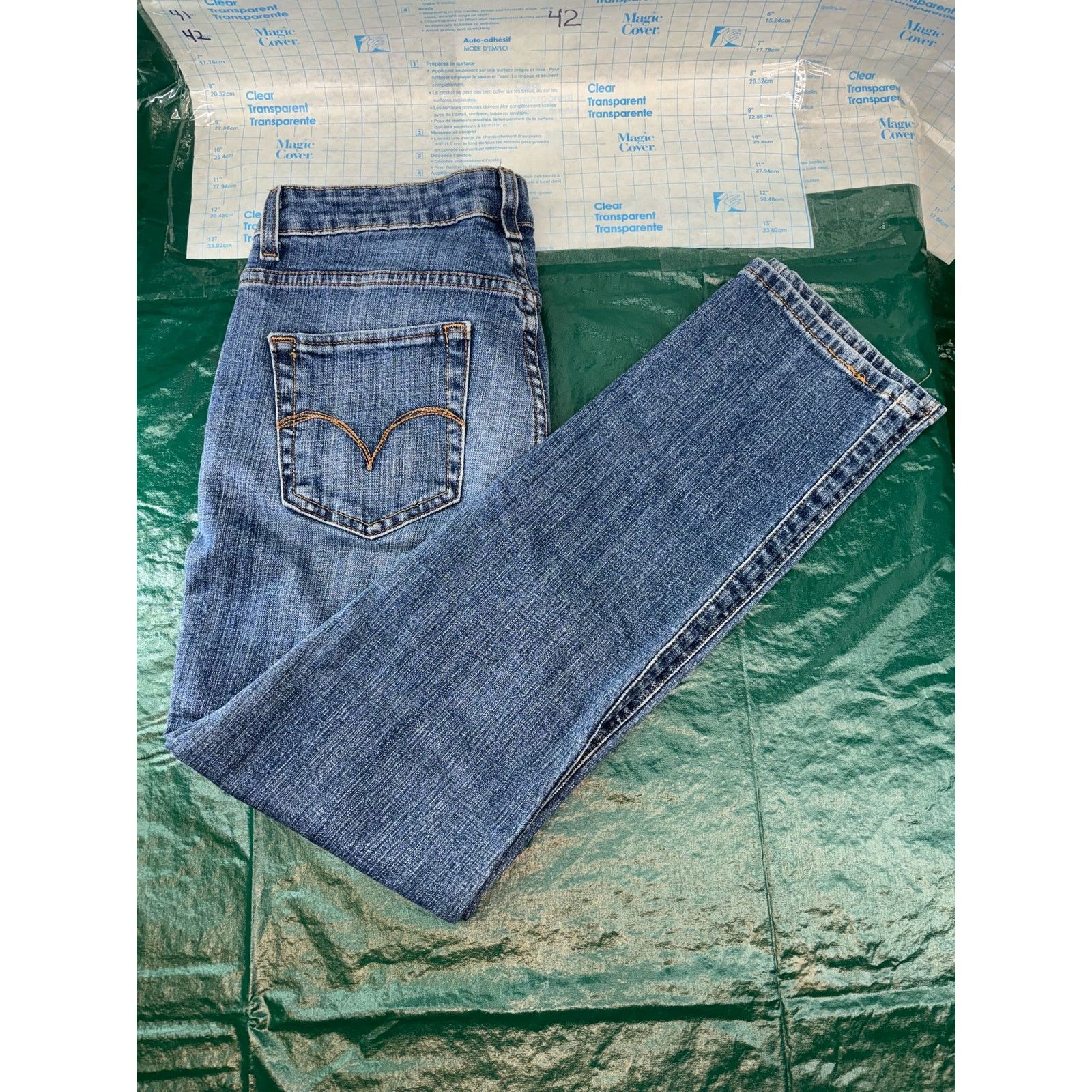 Levi's Levi's Original Jean Size 8S/C Medium Wash Skinny Denim Size 30" / US 8 / IT 44 - 8 Thumbnail