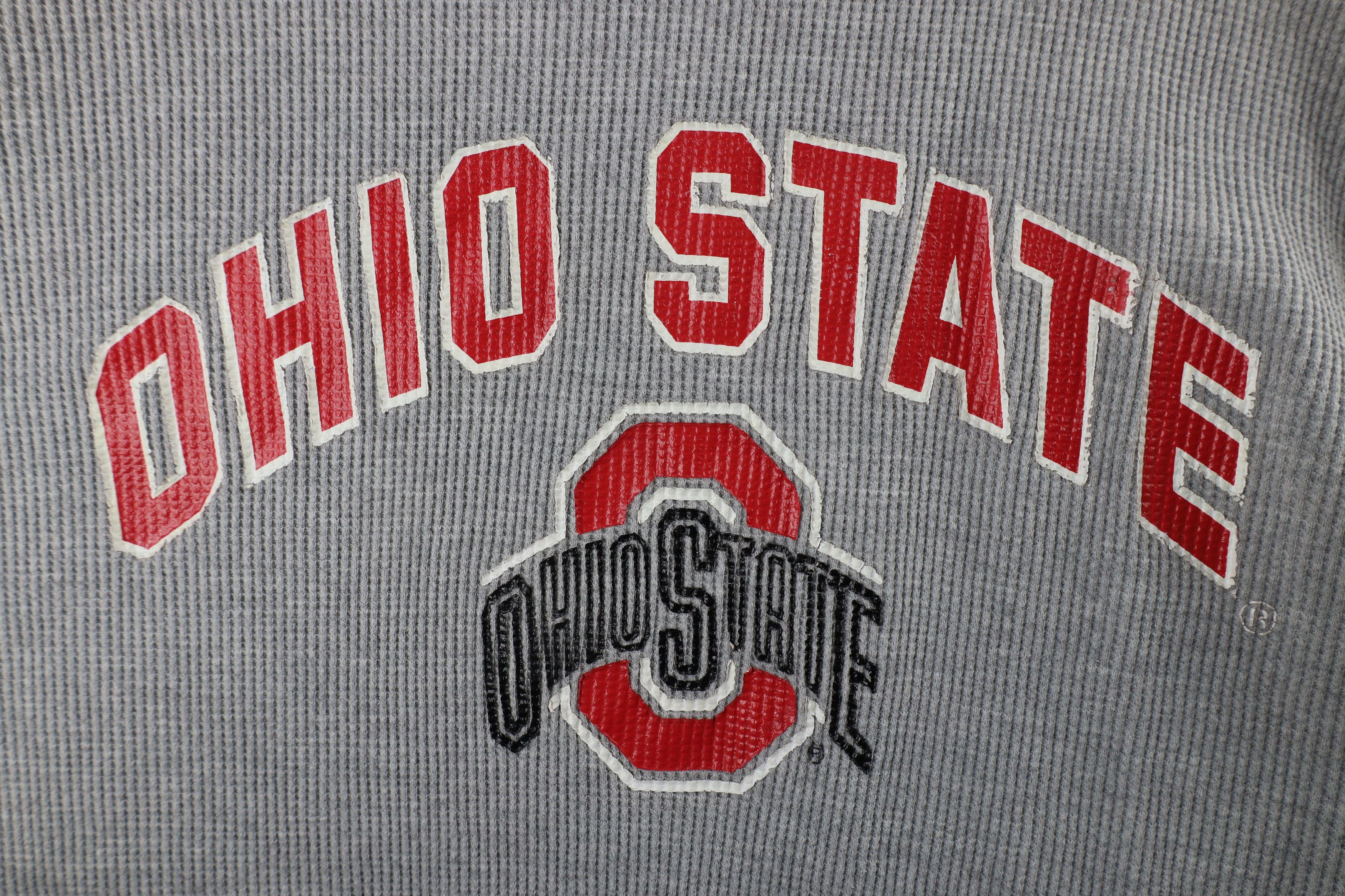 Vintage Vintage 90s University Thermal Waffle Long Sleeve T-Shirt Size US XL / EU 56 / 4 - 4 Thumbnail