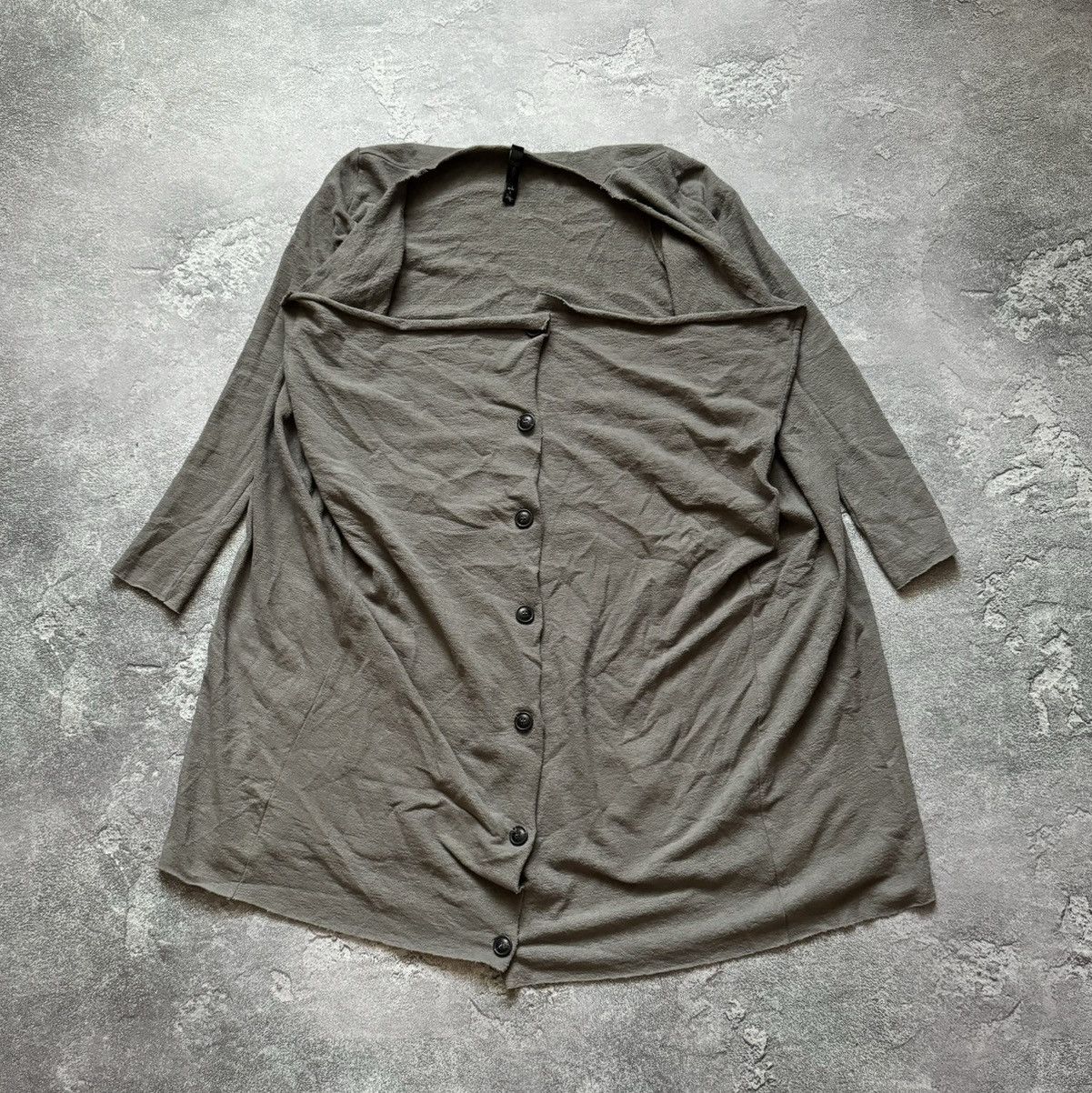 Vintage ProVocation L relaxed cardigan cape poncho dress jacket 00s Size L / US 10 / IT 46 - 5 Thumbnail