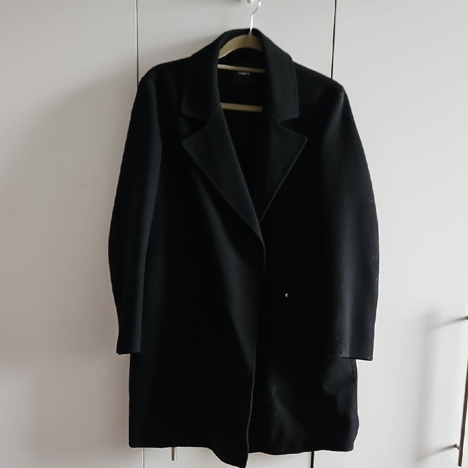 Theory Theory Clairene Black Coat for Women Size S Size S / US 4 / IT 40 - 1 Thumbnail