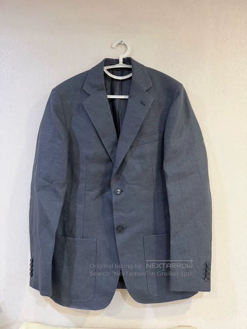 Hermes Hermes Blue Vintage Casual Blazer Size 46R - 1 Thumbnail