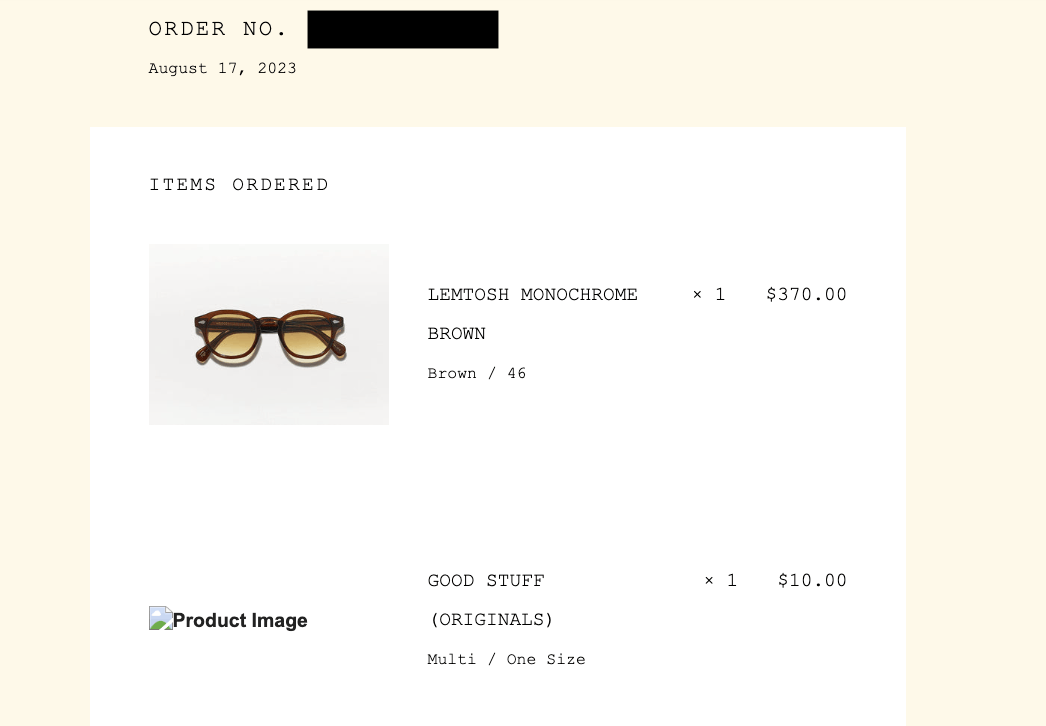 Moscot Moscot Lemtosh Monochrome Brown Sunglasses 46 mm (Average) Size ONE SIZE - 21 Thumbnail