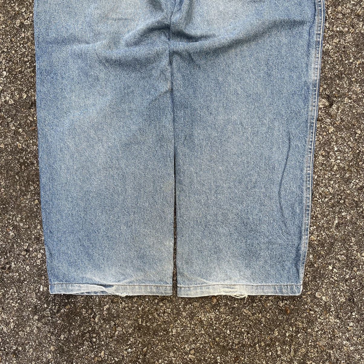 Designer × Lancel Baggy Jeans Lancel Paris Washed Blue Denim Size 32 Size US 32 / EU 48 - 12 Thumbnail