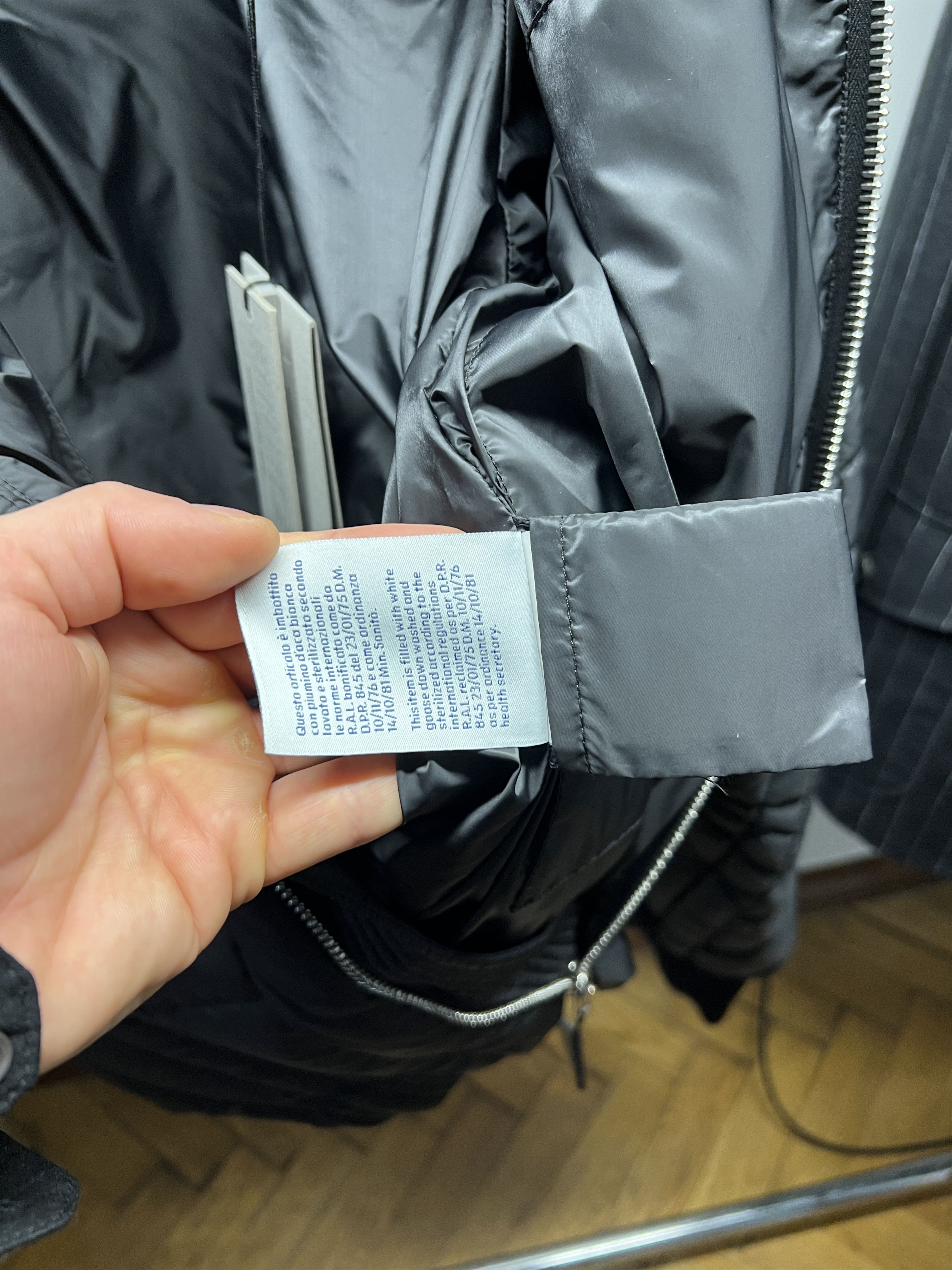 Moncler × Rick Owens RICK OWENS MEGAPENTA FLIGHT JACKET Size US L / EU 52-54 / 3 - 15 Thumbnail