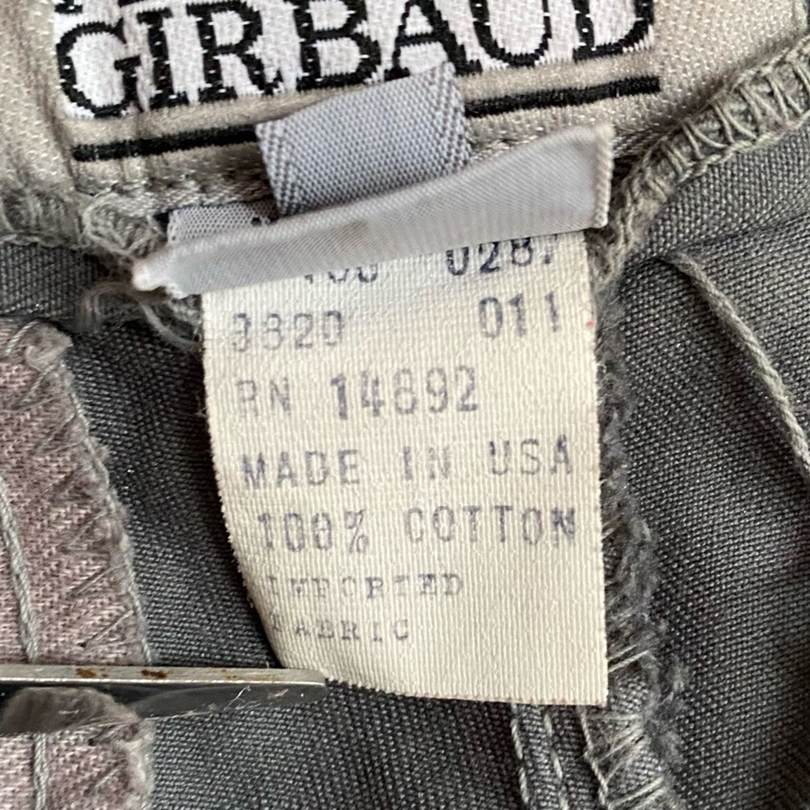 Marithe + Francois Girbaud GIRBAUD Gray Pleated Cotton 80s Snap Ankle Pant 5/6 27” Size 27" / US 4 / IT 40 - 9 Thumbnail