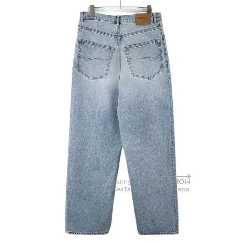 Balenciaga Balenciaga Size XS Light blue washed cotton casual denim l Size US 27 - 2 Thumbnail