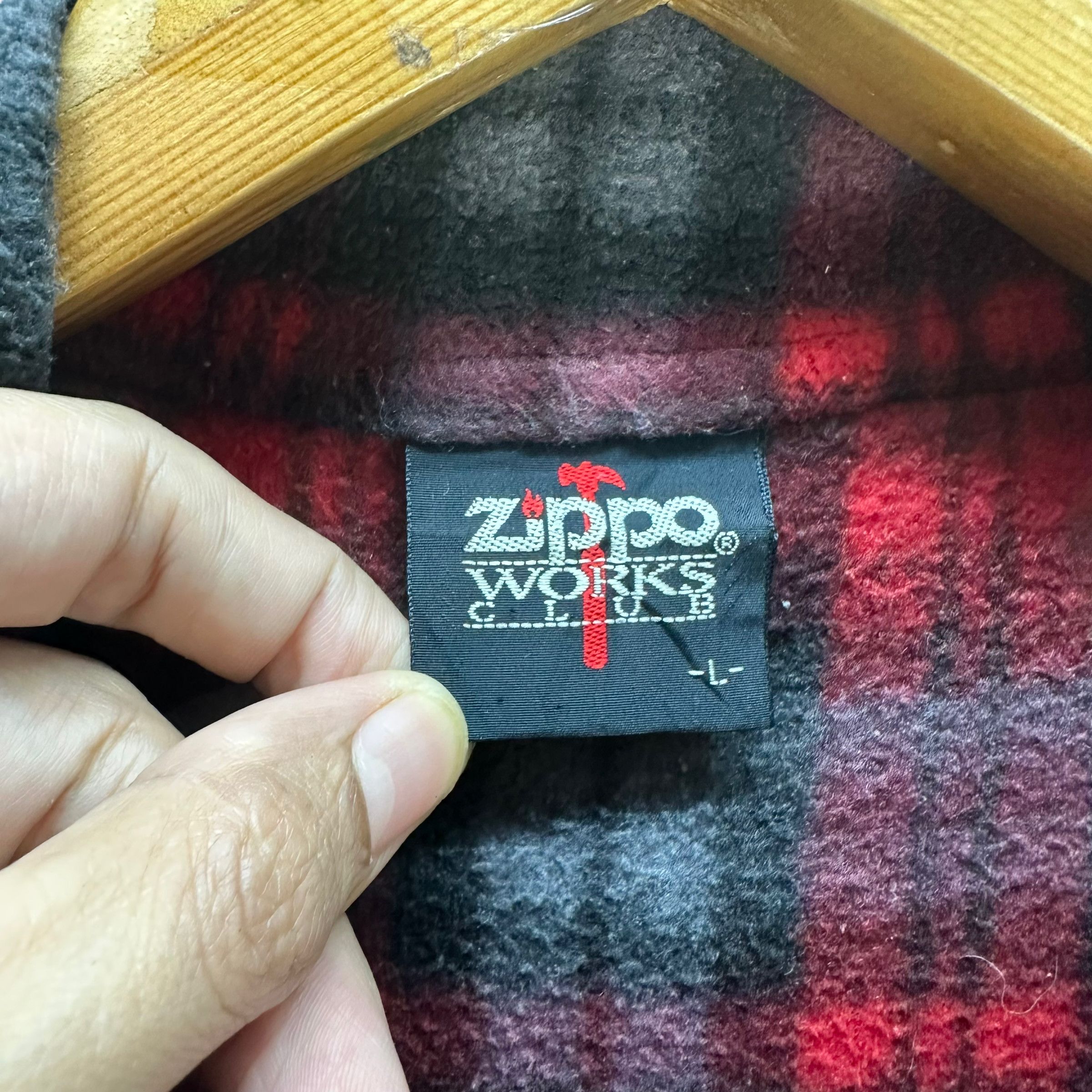 Zippo ZIPPO HALF ZIP TARTAN FLEECE #8063-199 Size US L / EU 52-54 / 3 - 7 Thumbnail
