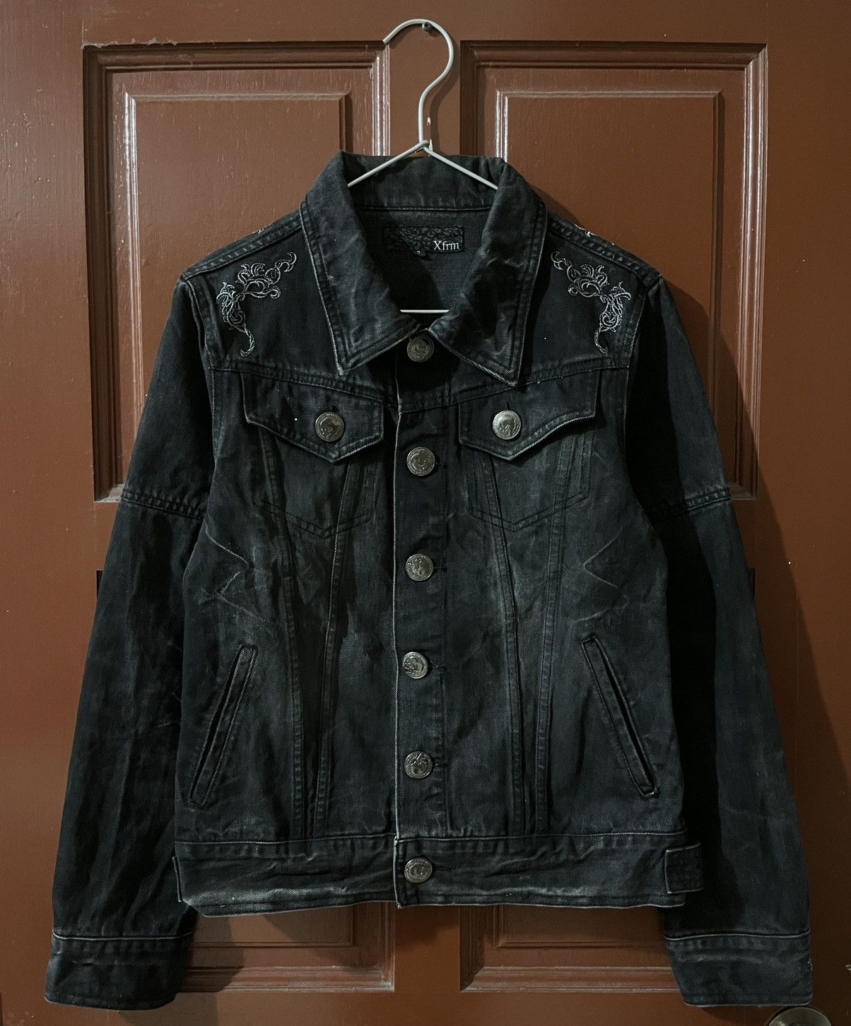 FW06-FW08 Xfrm Japanese Archive Black Denim Jacket