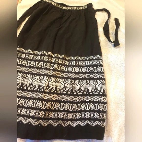 Hand Woven Guatamalen 'Mayan' Wrap Around Medium Skirt