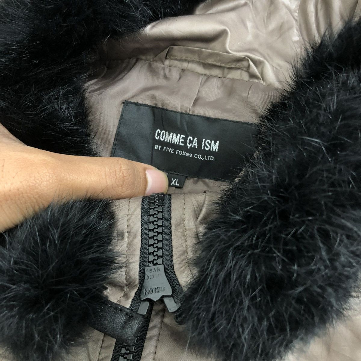 If Six Was Nine × Japanese Brand × Le Grande Bleu (L.G.B.) 2000s Comme Ca Ism Gothic Lgb Goa Punk Down Jacket Fur Vest Size US M / EU 48-50 / 2 - 5 Thumbnail
