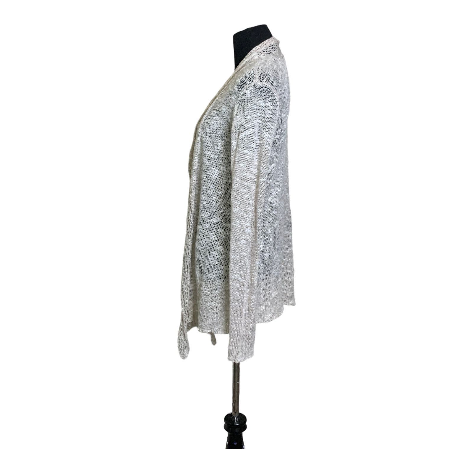 Eileen Fisher Eileen Fisher beige long sleeves open cardigan size Small Size S / US 4 / IT 40 - 6 Thumbnail