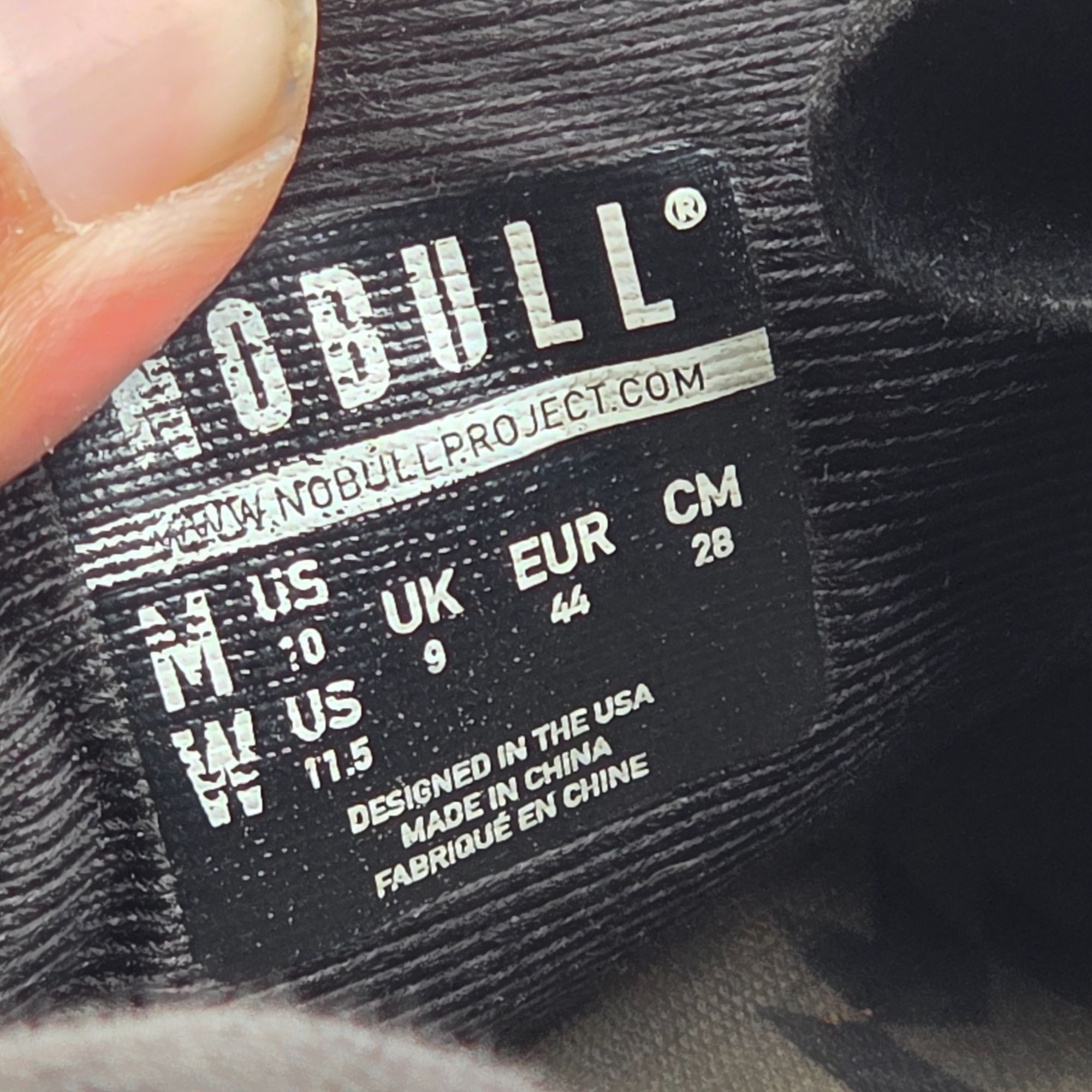 Other NoBull Outwork Mens Size 10 Black Training Shoes Gym Work Ca Size US 10 / EU 43 - 6 Thumbnail