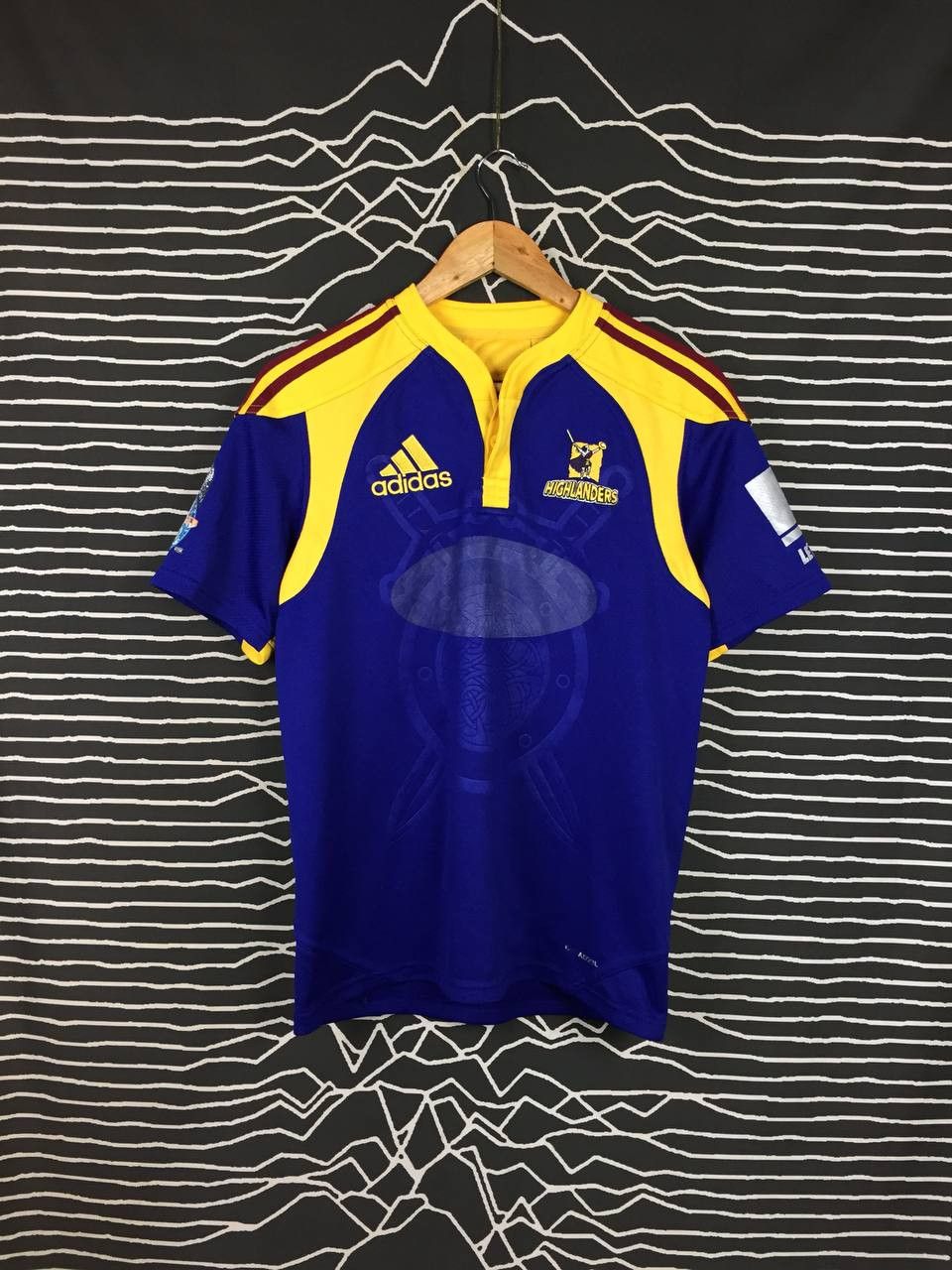 Adidas × Vintage Vtg Adidas Highlanders Rugby Union Team 2009 Jersey Size US S / EU 44-46 / 1 - 1 Thumbnail