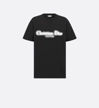 Dior o1w1db10725 Couture T-Shirt, Relaxed Fit in Black Size US L / EU 52-54 / 3 - 1 Thumbnail