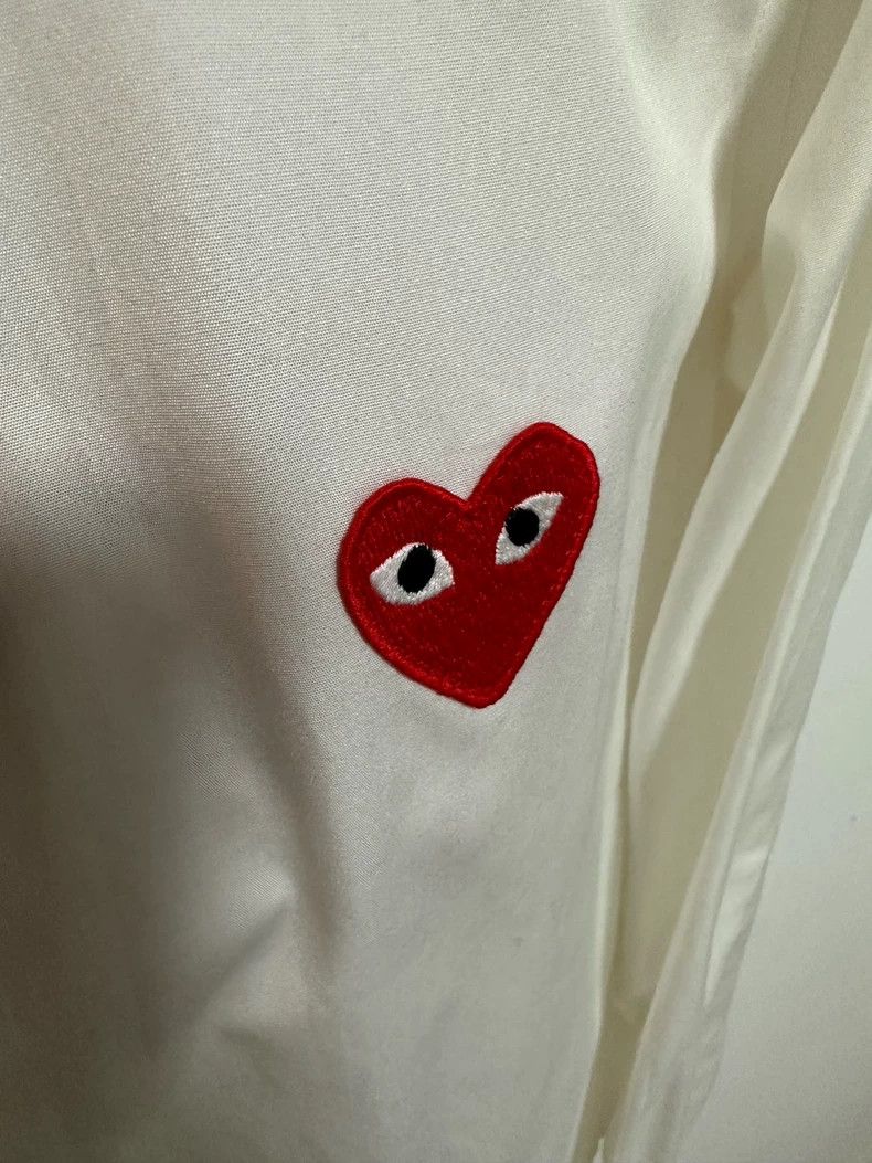 Comme des Garcons Comme Des Garcons Plain White Shirt Size M / US 6-8 / IT 42-44 - 3 Thumbnail