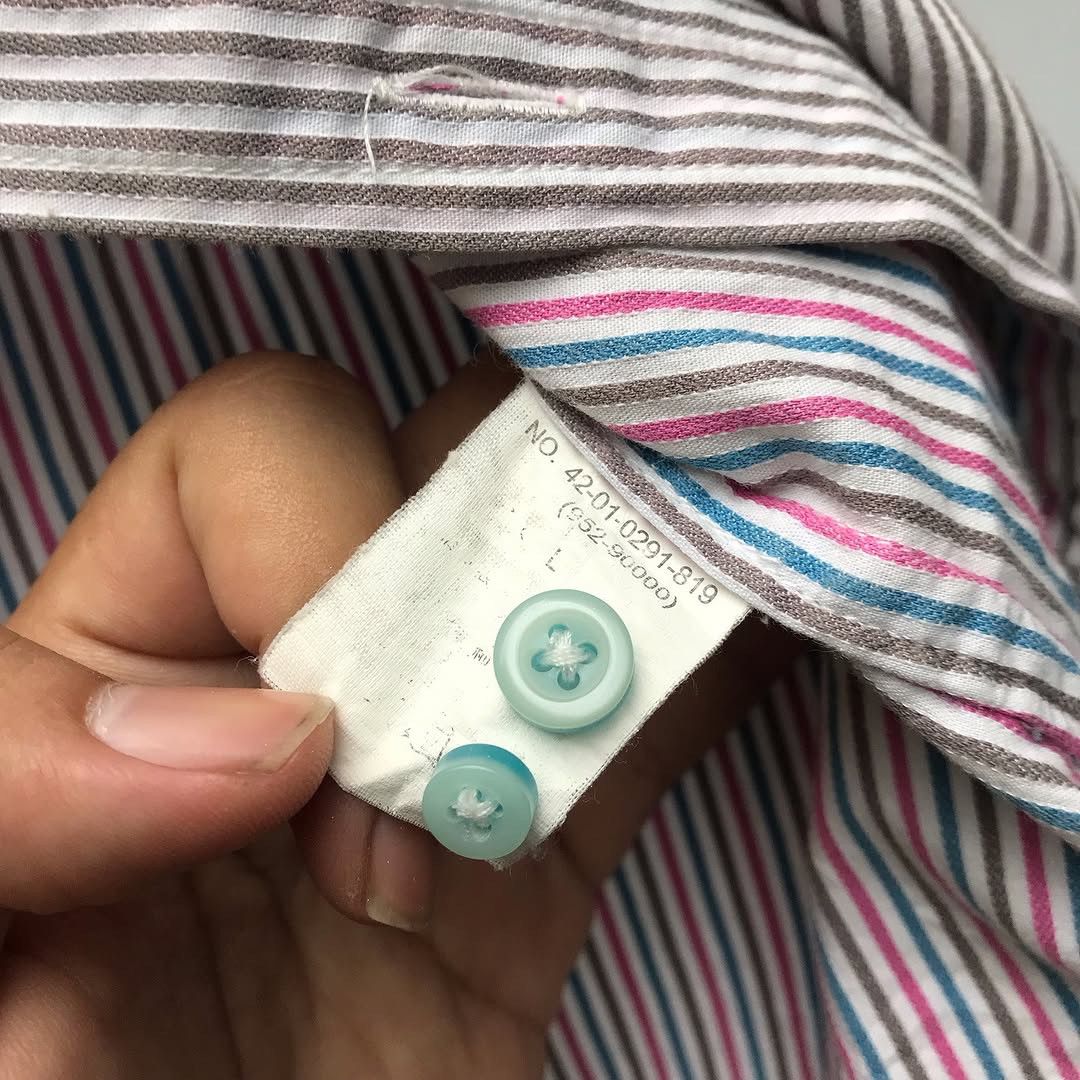 Beams Japan × Beams Plus Vintage Beams Heart Shirt brown stripes White japan Folding Size US L / EU 52-54 / 3 - 5 Thumbnail